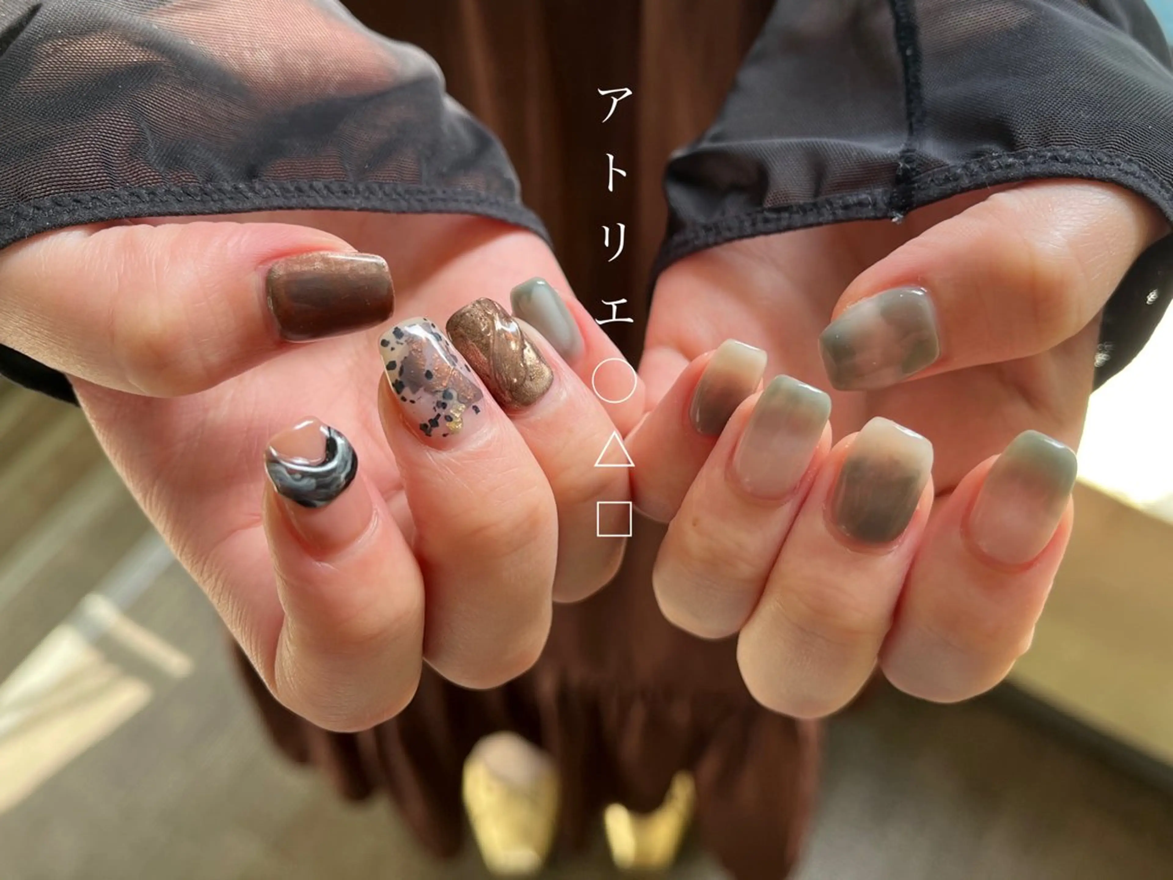 ネイル ハンドネイル アトリエ ○△□のネイルデザイン