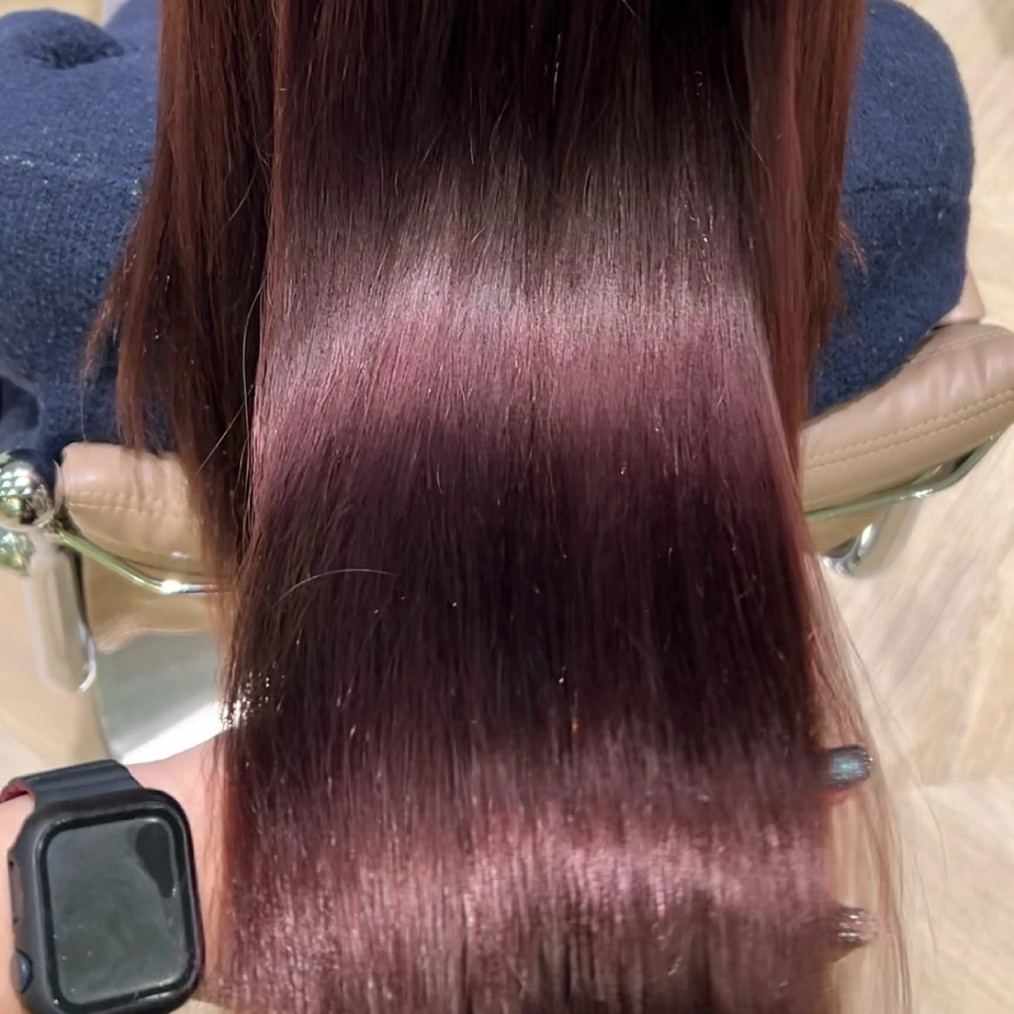 ロング ヘアカラー 🥀暖色/エクステ/ 長さだし/横浜/のヘアスタイル