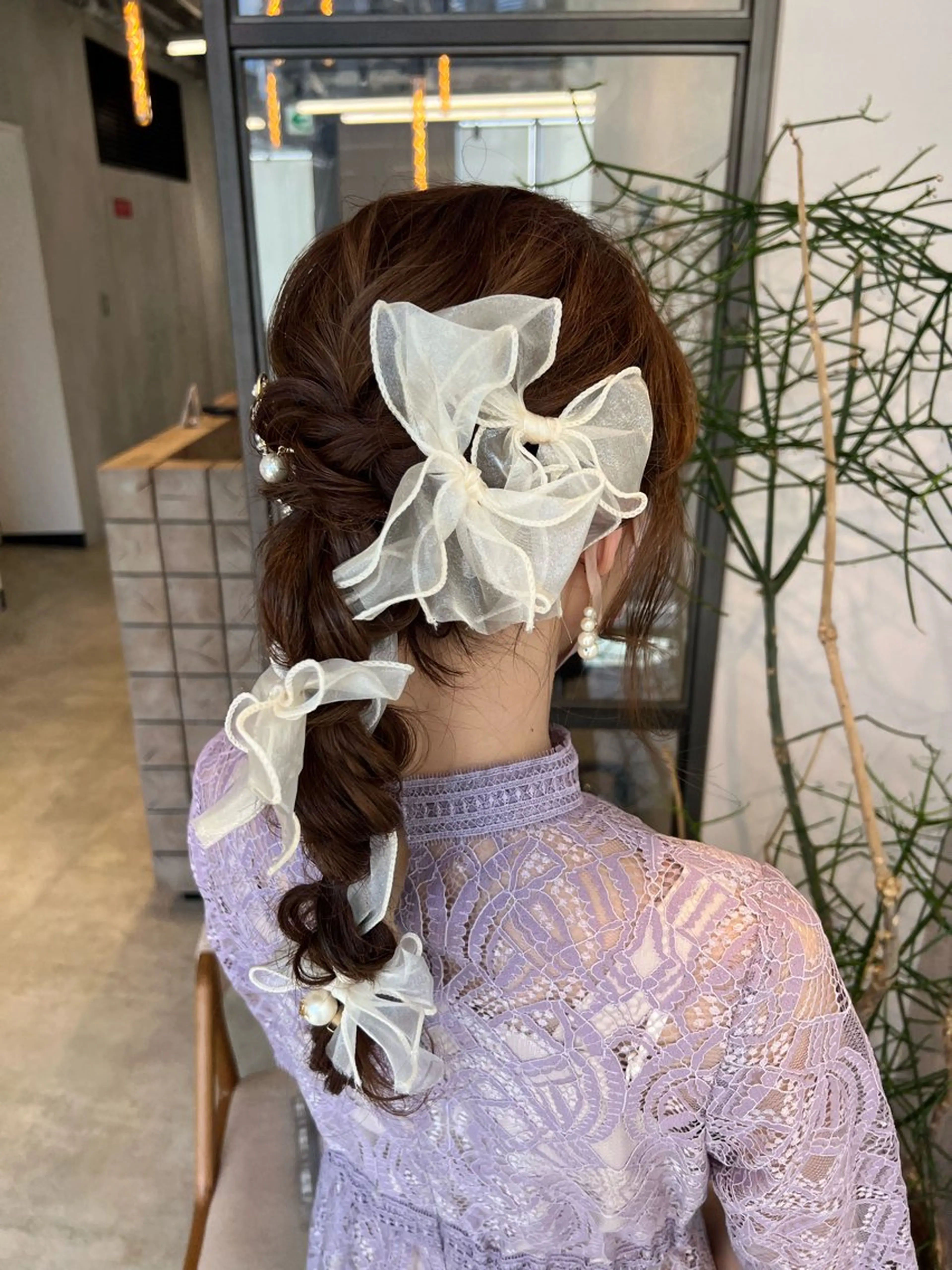 ヘアアレンジ 透明感カラー✨艶髪 制作🌱山根あゆみのヘアスタイル