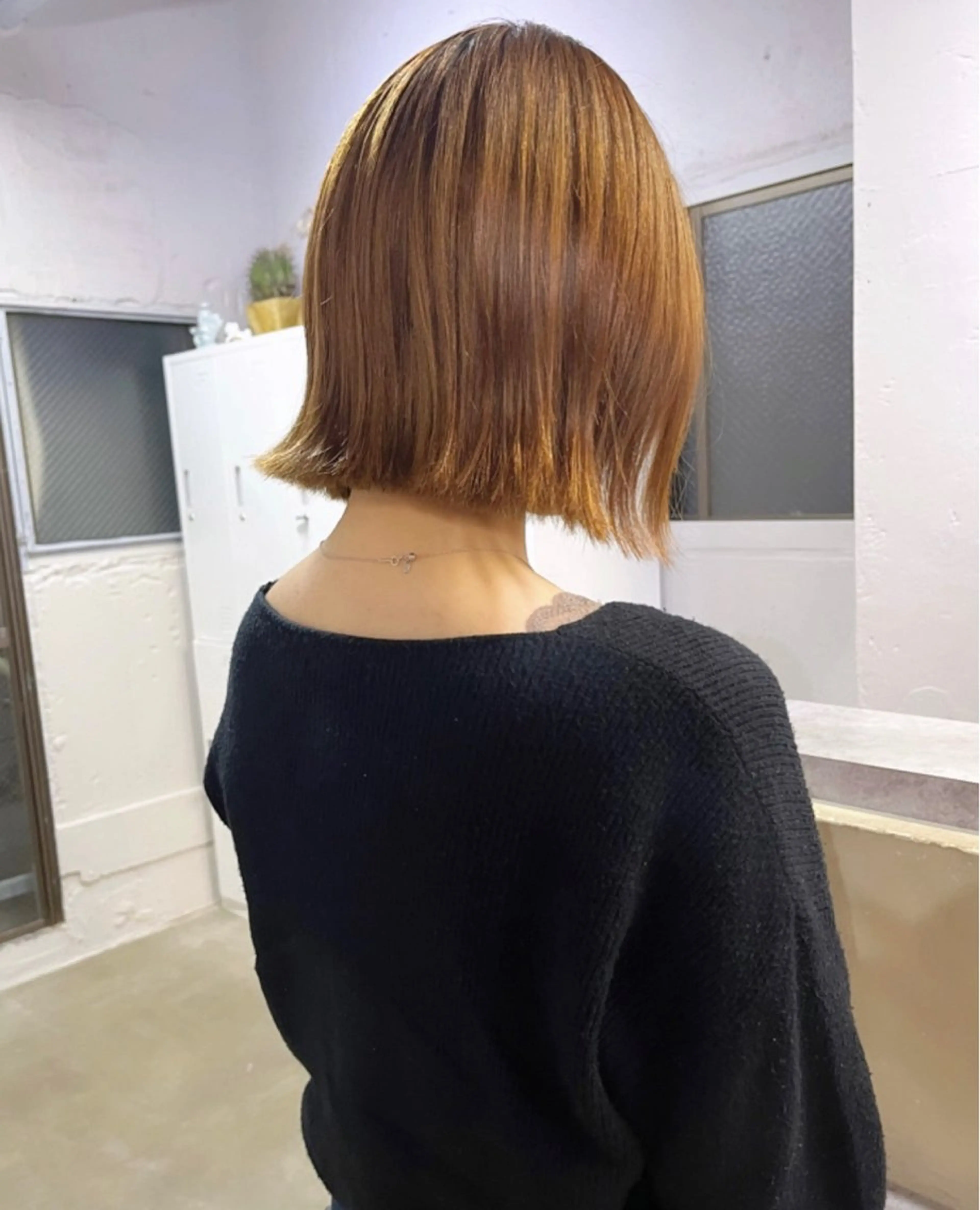 ショート ボブ 外ハネヘア 似合わせボブ🤍 女性らしさのあるヘアのヘアスタイル