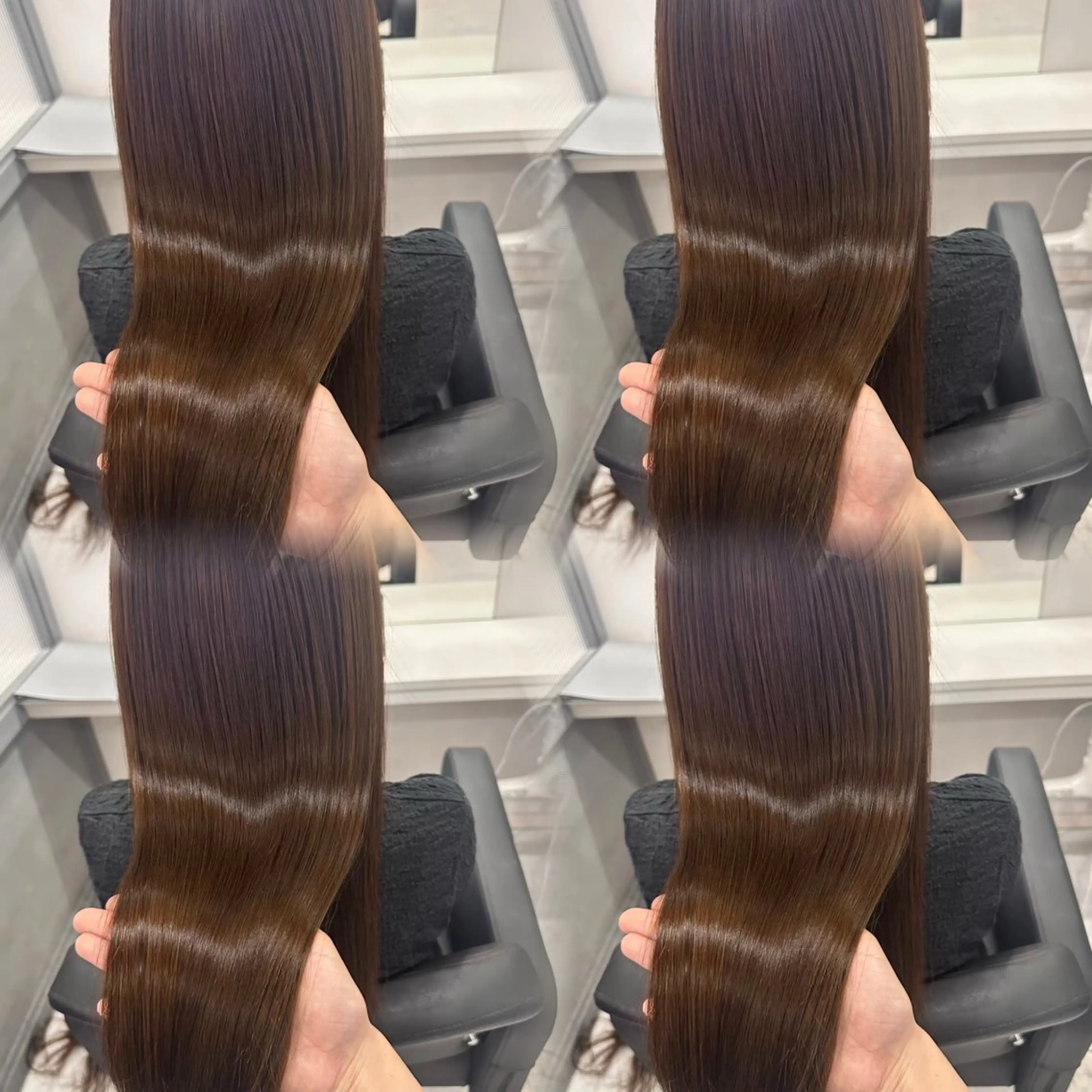 ロング カラー ヘアカラー トリートメント 髪質改善/透明感ヘア にちか🐰のヘアスタイル