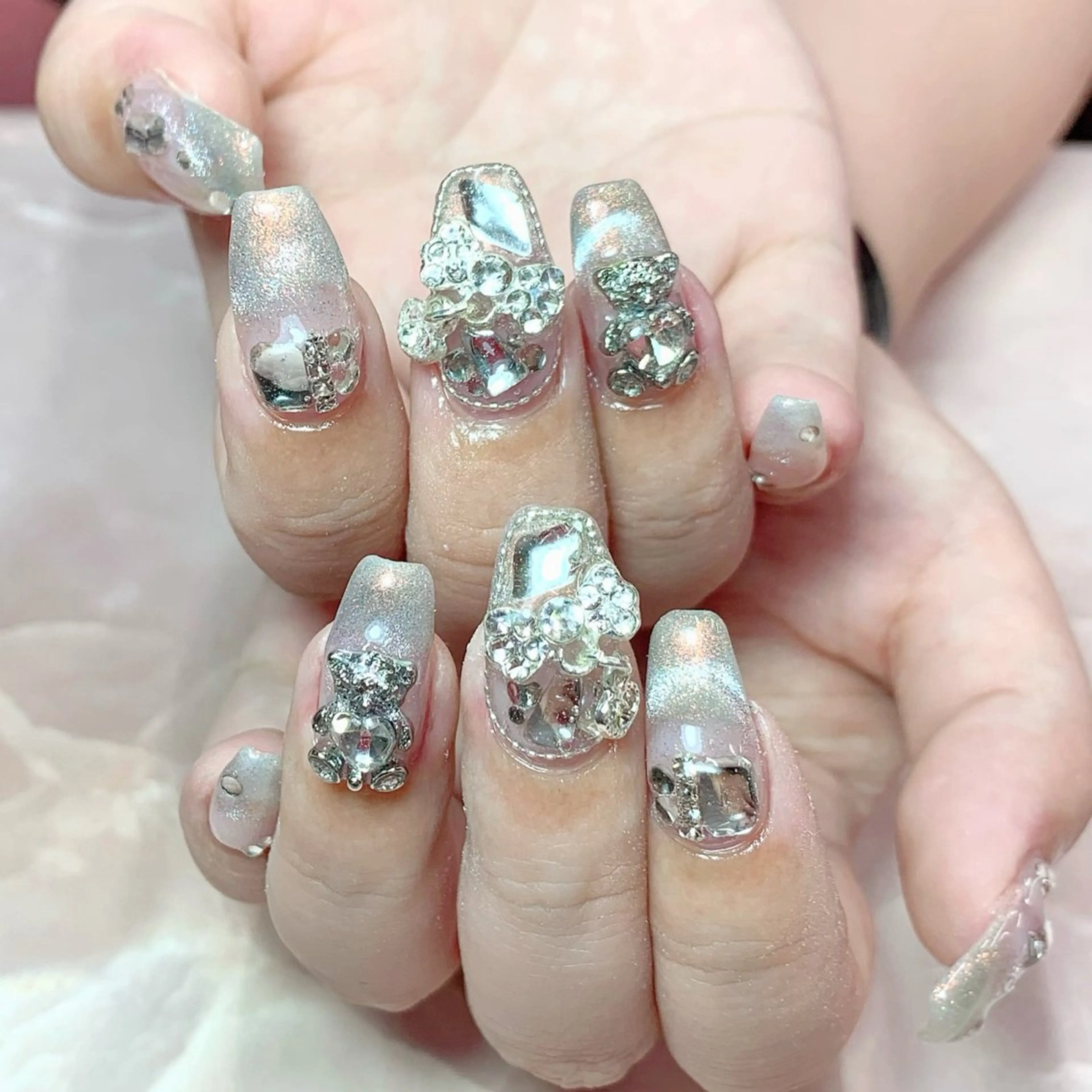 ネイル ハンドネイル Rose Glass 高蔵寺店のネイルデザイン