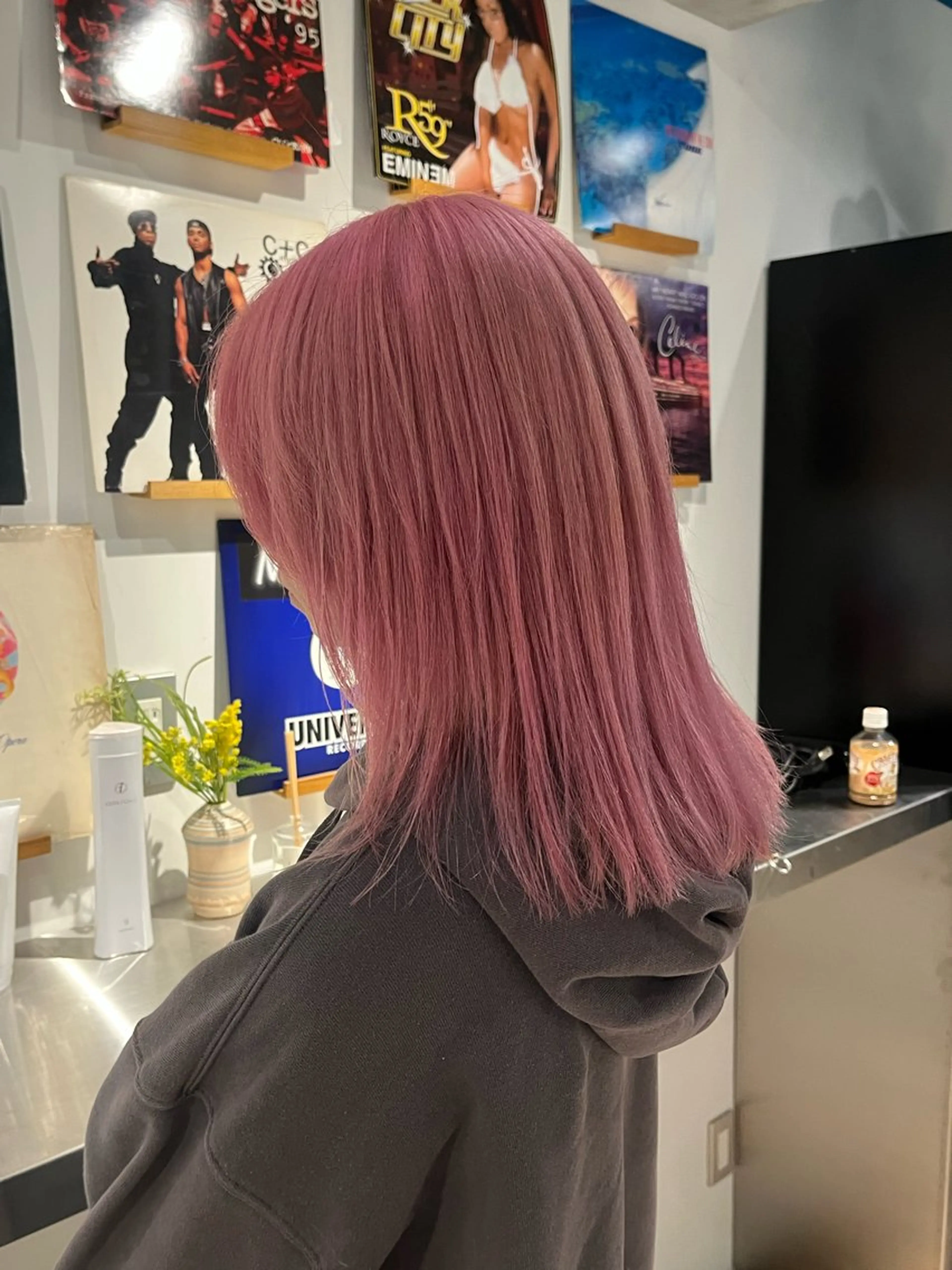 セミロング カット ヘアカラー トリートメント 瀬川 響音のヘアスタイル