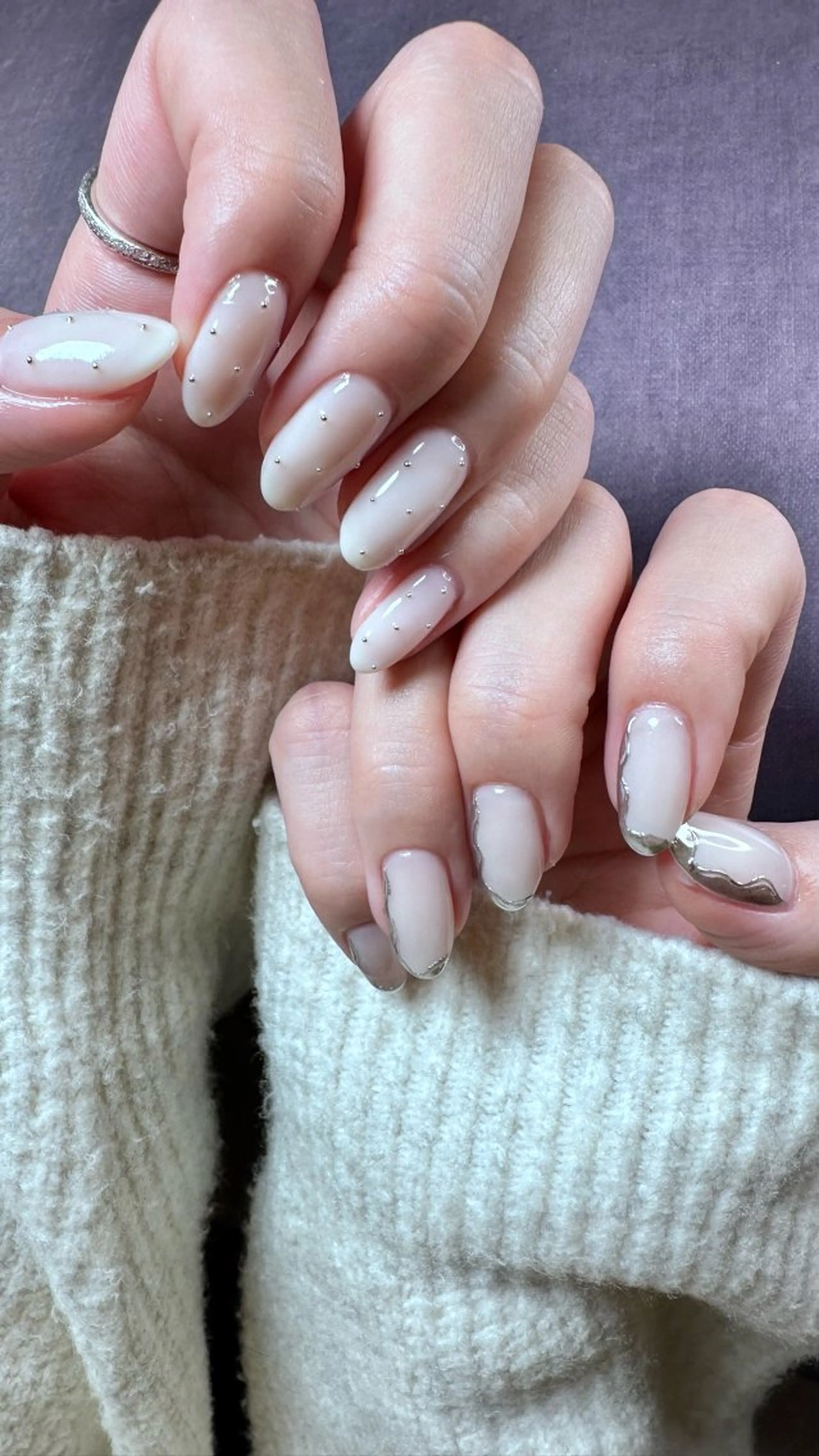 ネイル ニュアンスネイル ハンドネイル ハンドケア Atelier Ariのネイルデザイン