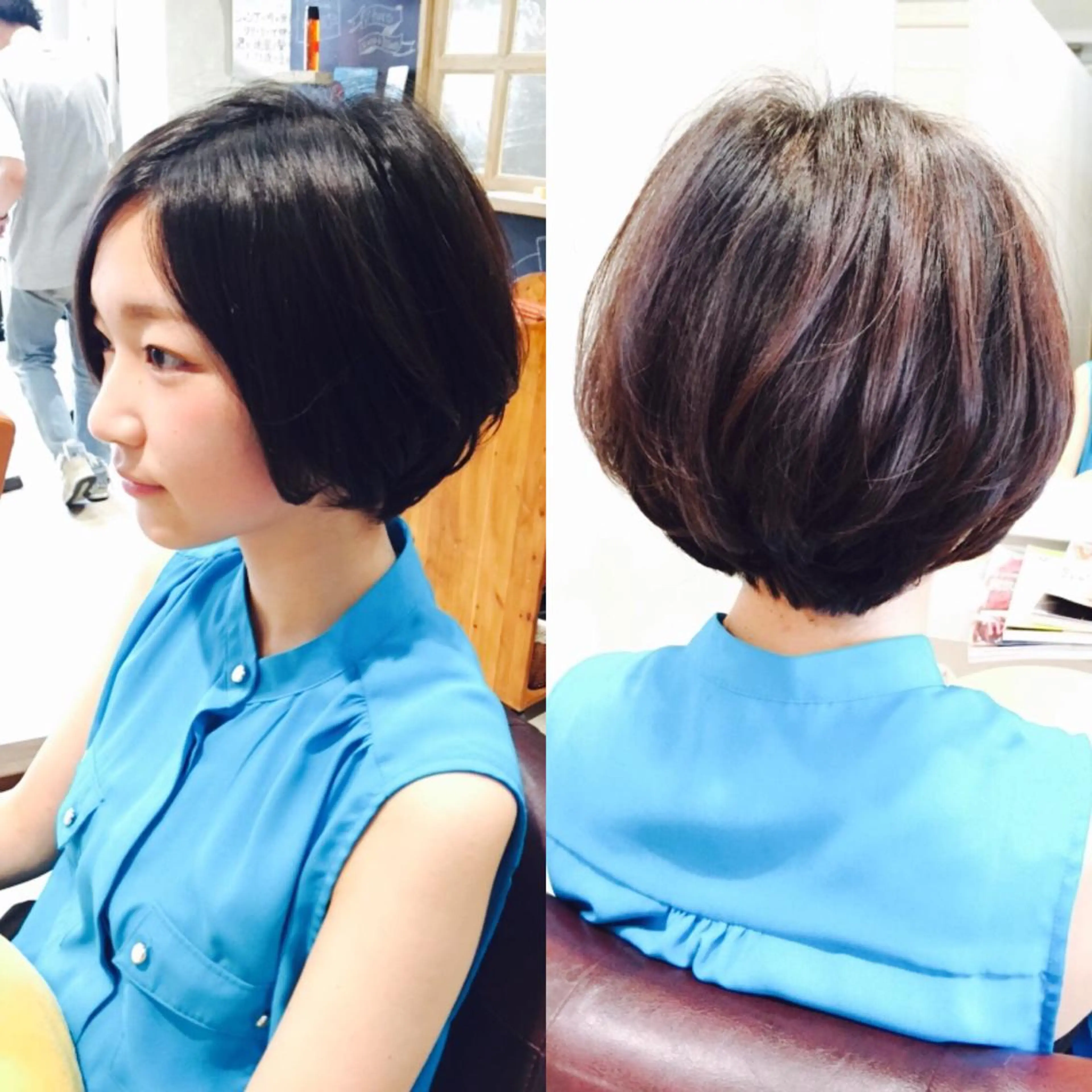 ショート ショートボブ ボブ ショートヘア メンズ指名多数!! SiLO 田島のヘアスタイル