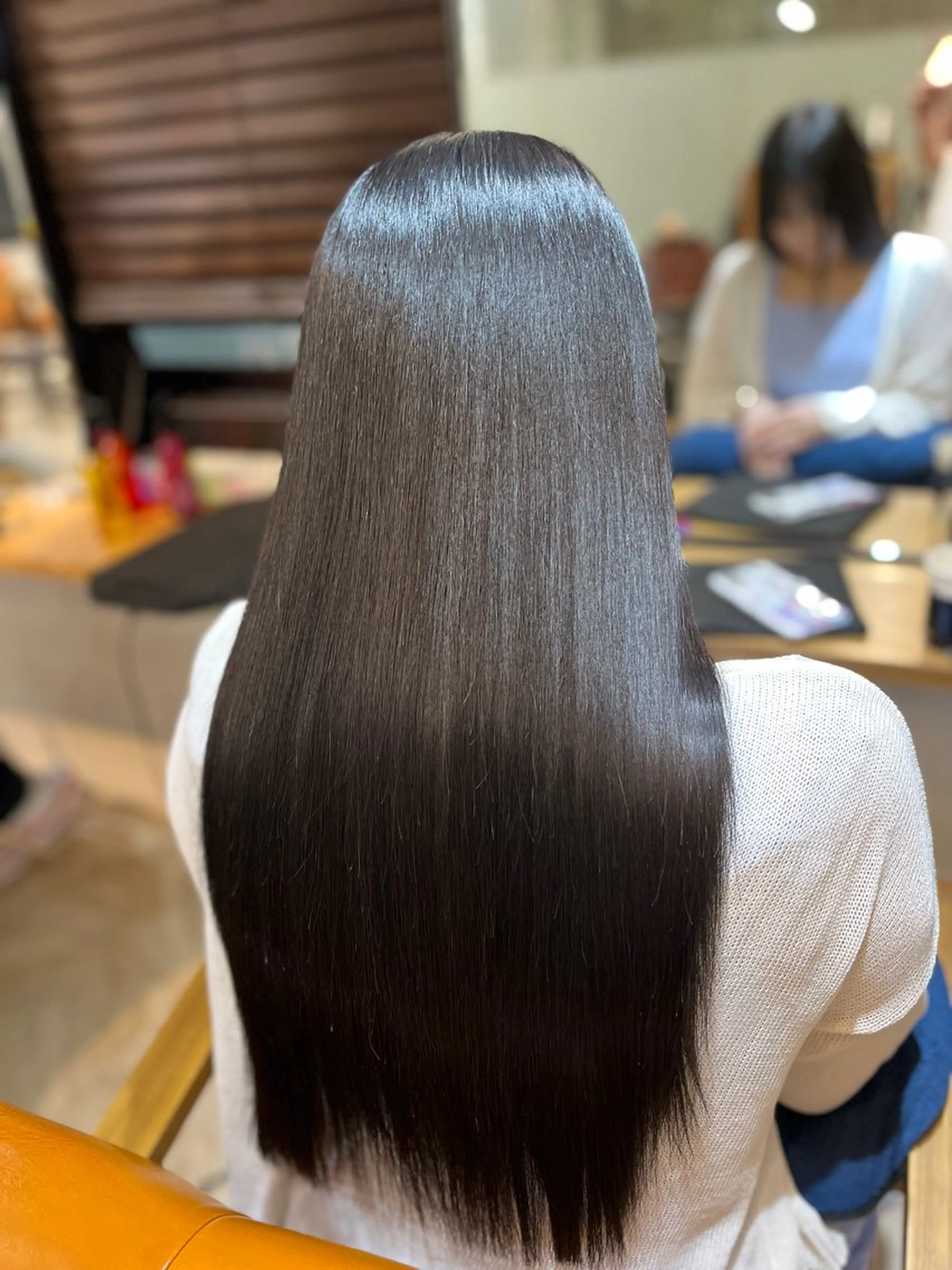 ロング 髪質改善 ✨️極艶髪質改善✖️ クロスパーマ✨のヘアスタイル