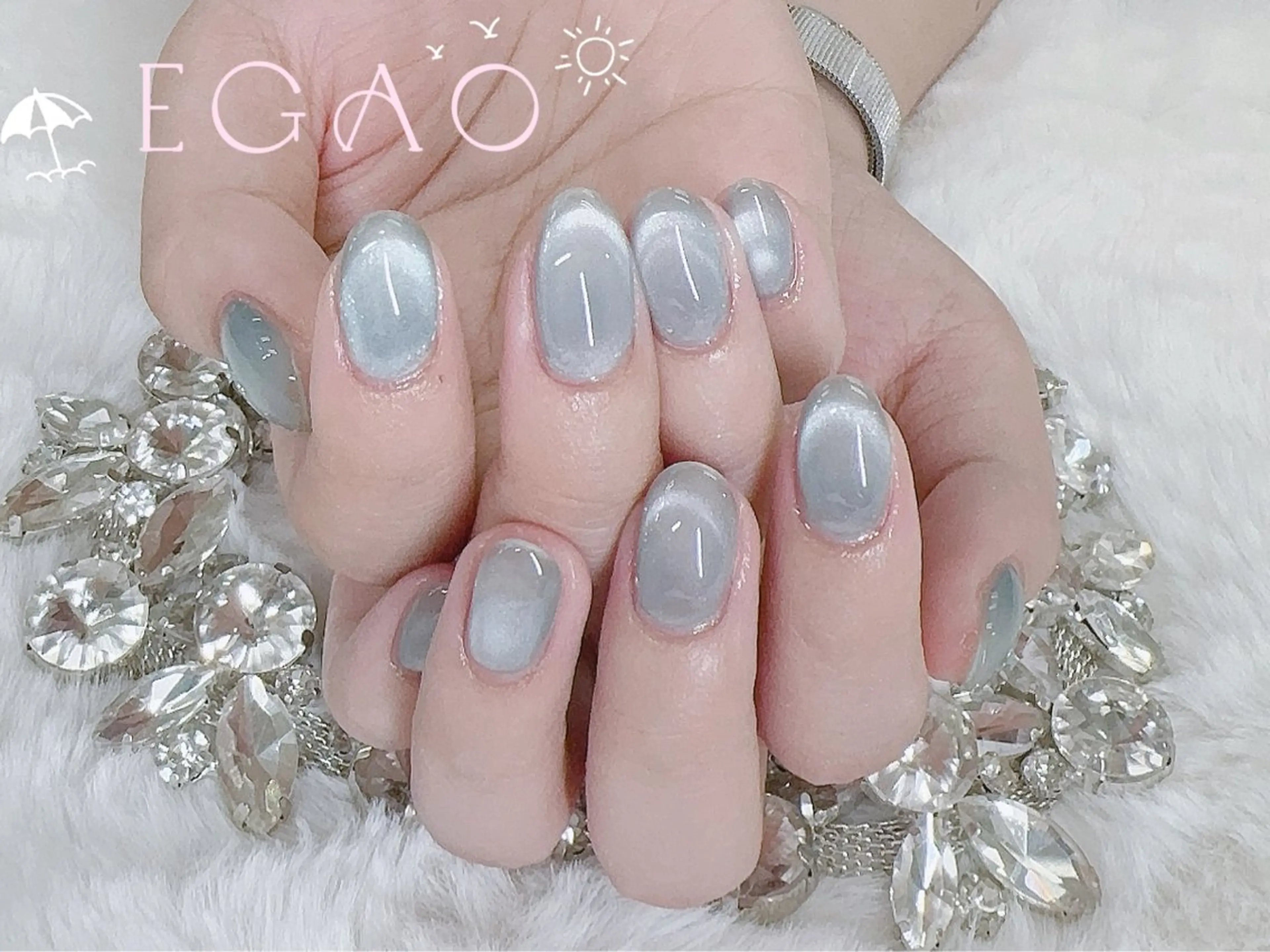 ネイル アートネイル フットネイル フレンチネイル ジェルネイル グラデーション ハンドネイル Egao Nail Salonのネイルデザイン