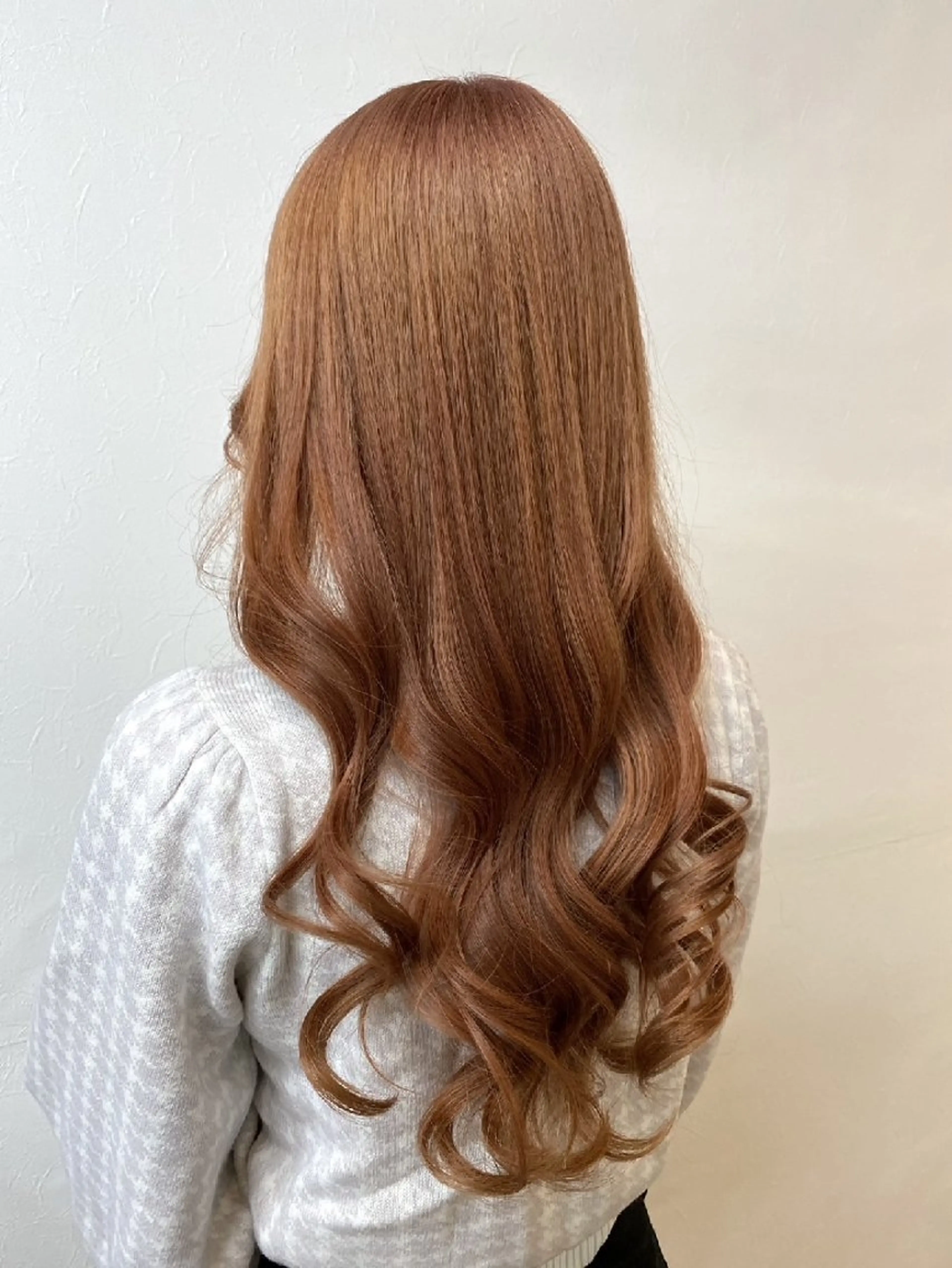 カラー ロング ベージュカラー ピンクカラー ピンクベージュ ヘアカラー トリートメント GLOSS❤︎ Harunaのヘアスタイル
