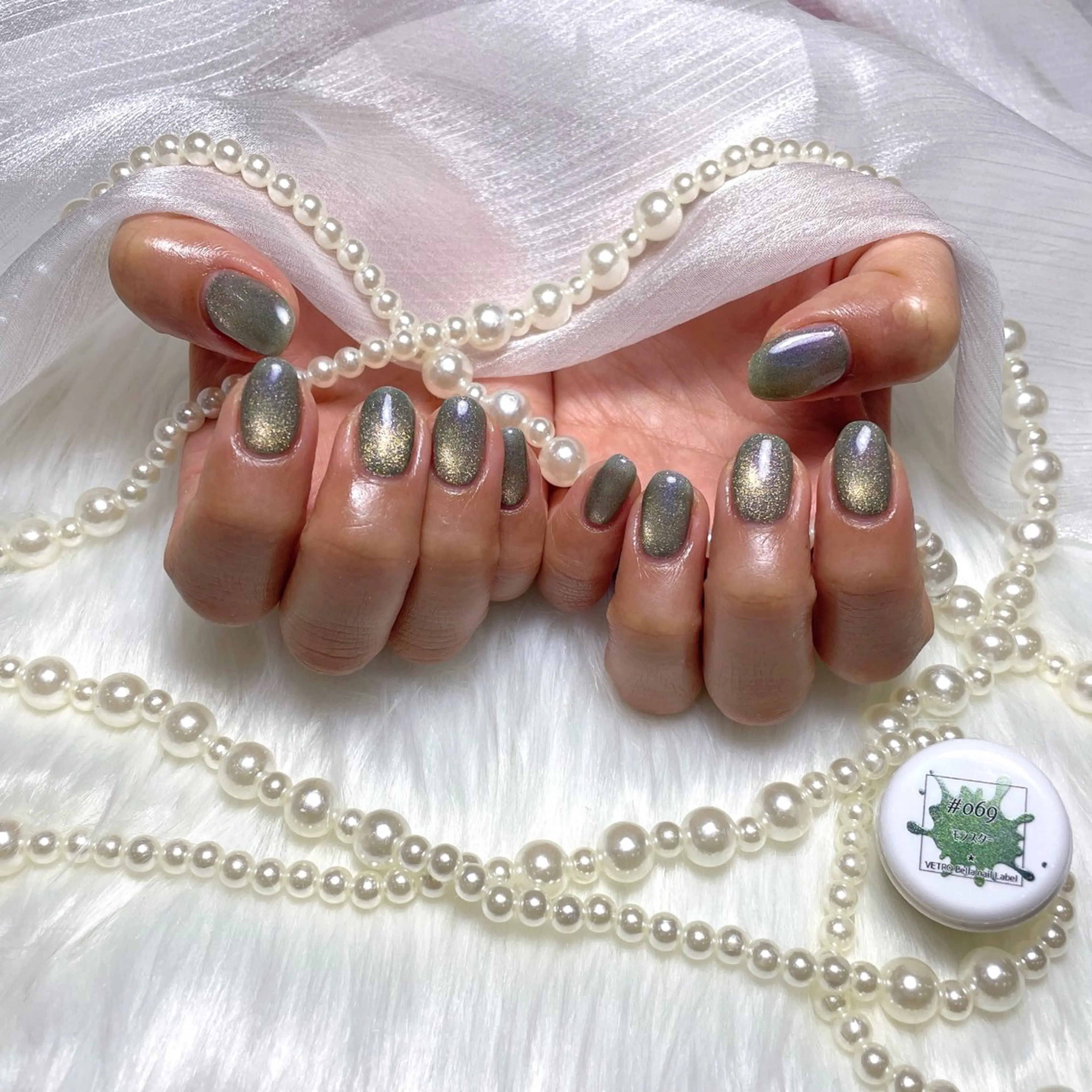 ネイル マグネットネイル マグネットワンカラー ワンカラーネイル M2 beauty Hoshinaのネイルデザイン