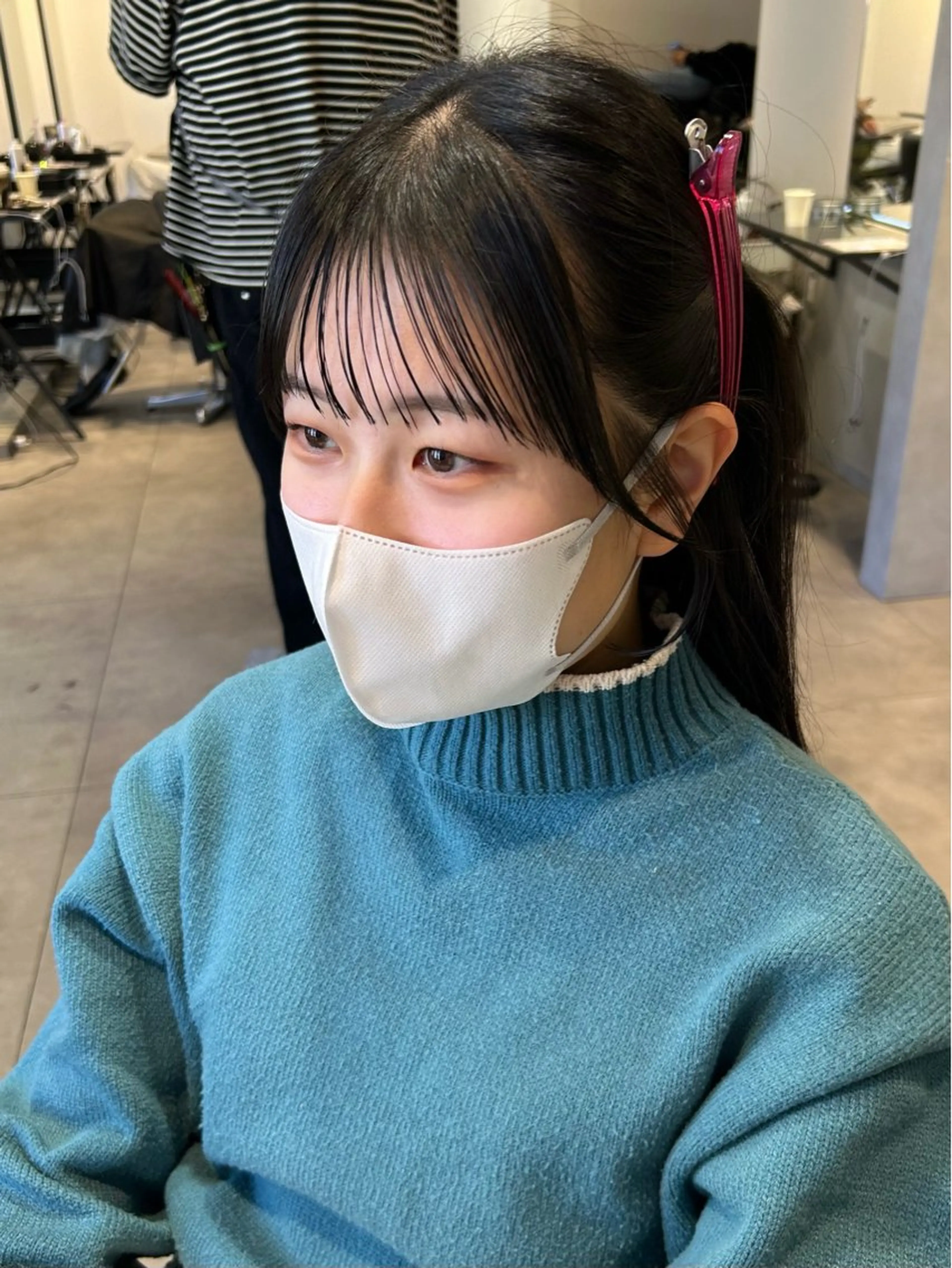 ミディアム 顔周りカット カット ❤️ショートカット ・顔周りカット❤️のヘアスタイル