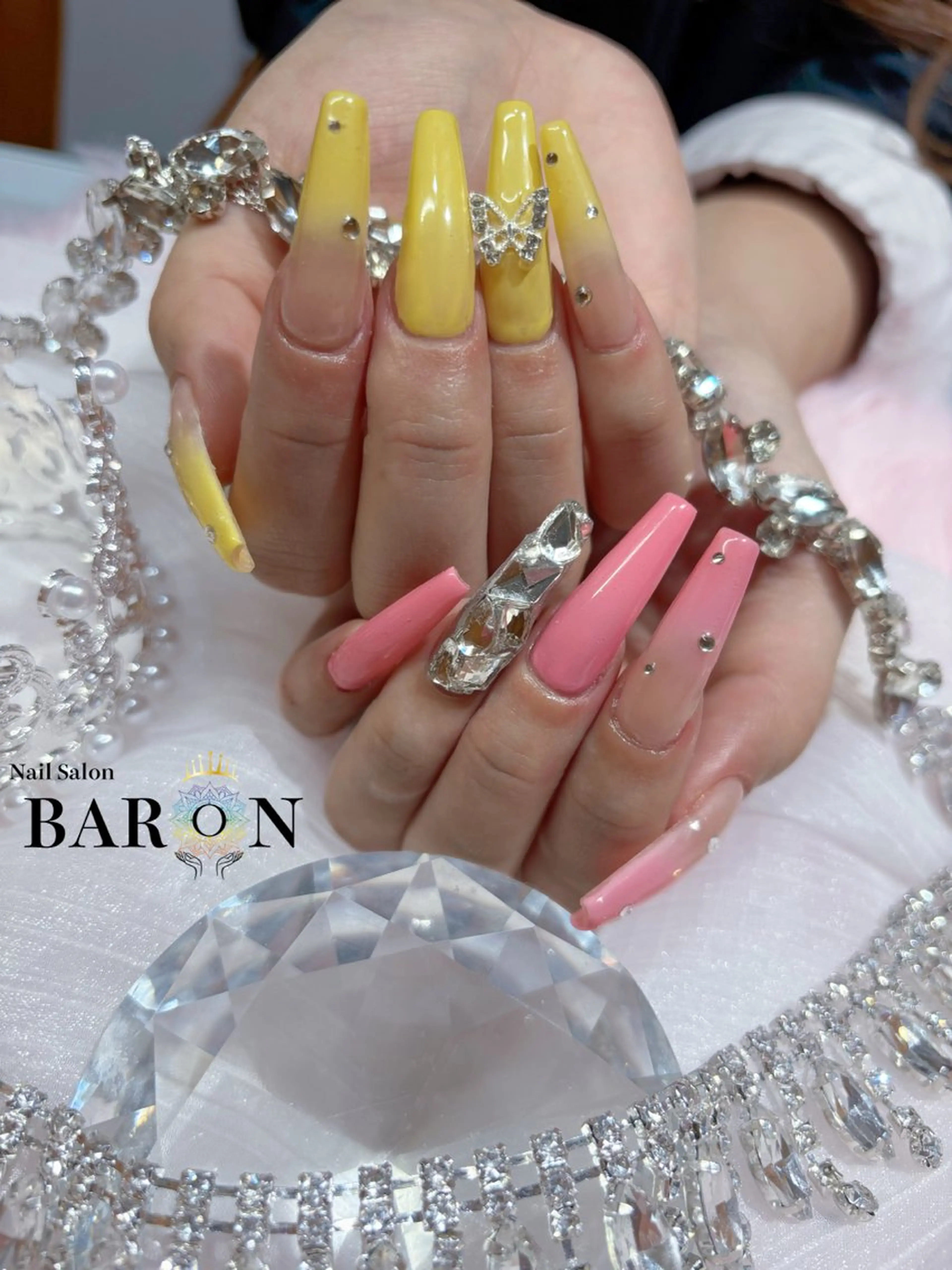 ネイル アートネイル 持ち込み スカルプネイル BARON SAKIのネイルデザイン