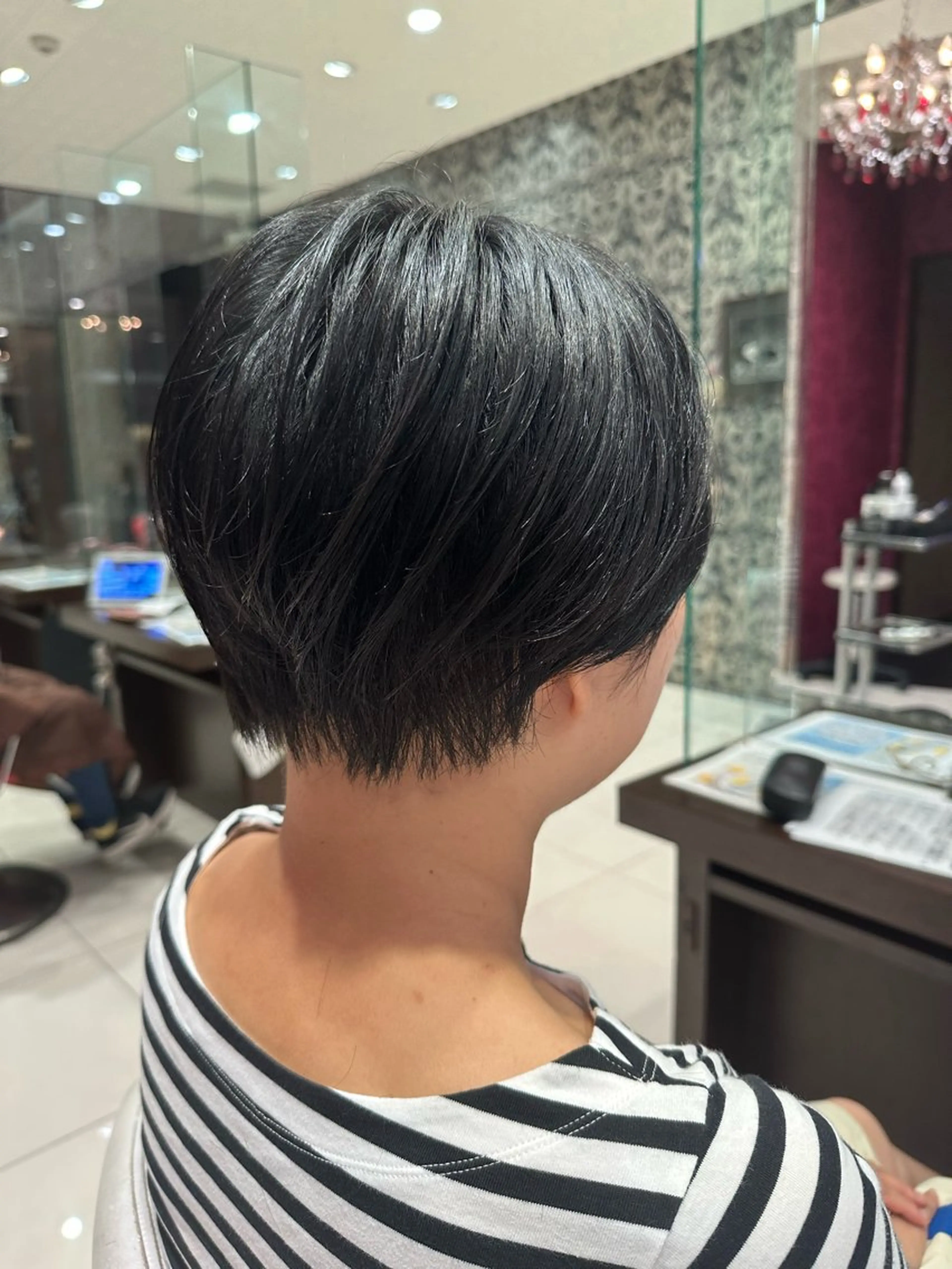 ショート くびれヘア ショートヘア 益野 凌のヘアスタイル