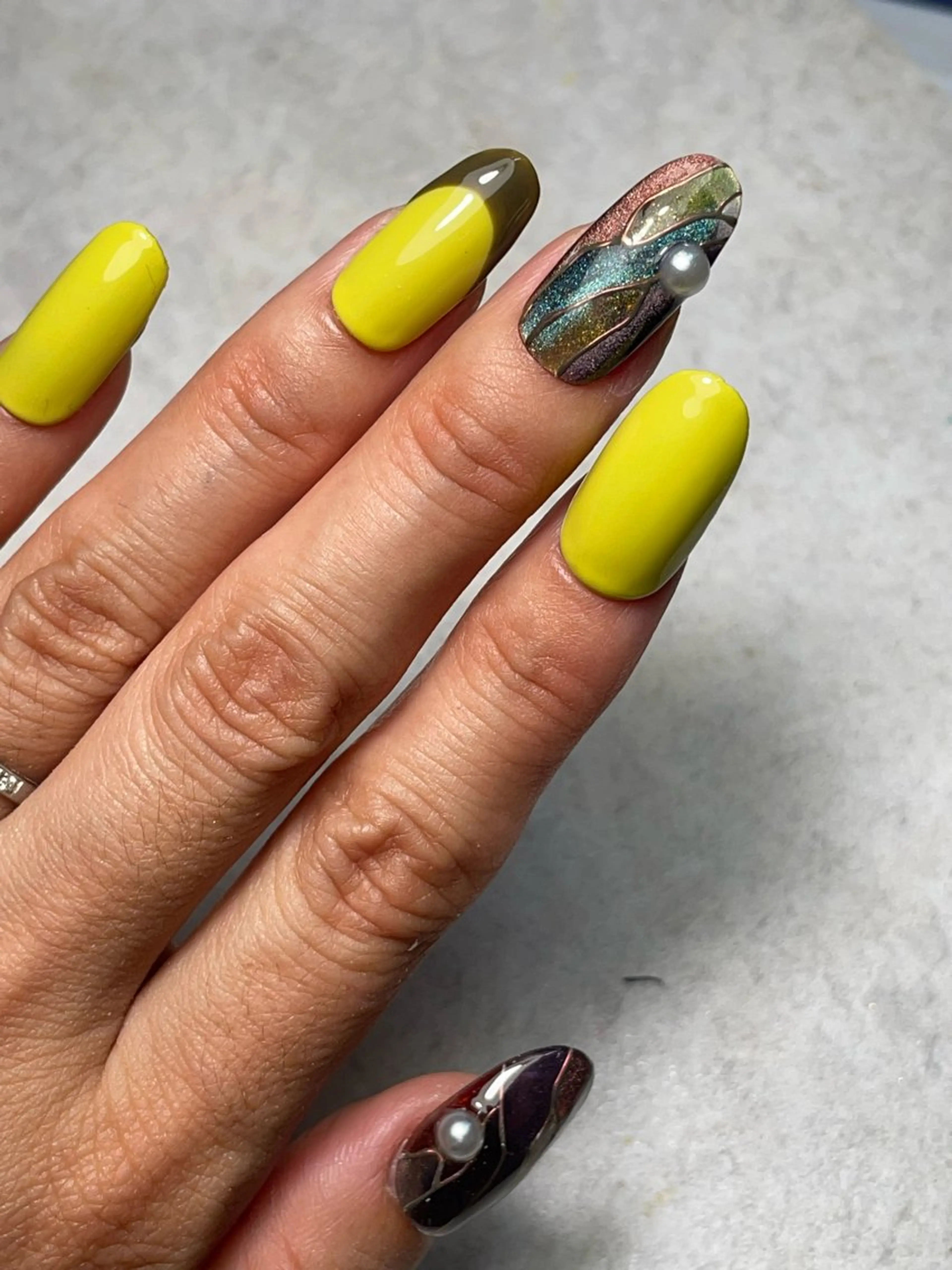 ネイル アートネイル ジェルネイル マグネットネイル ハンドネイル フットネイル 坂田 澄香のネイルデザイン