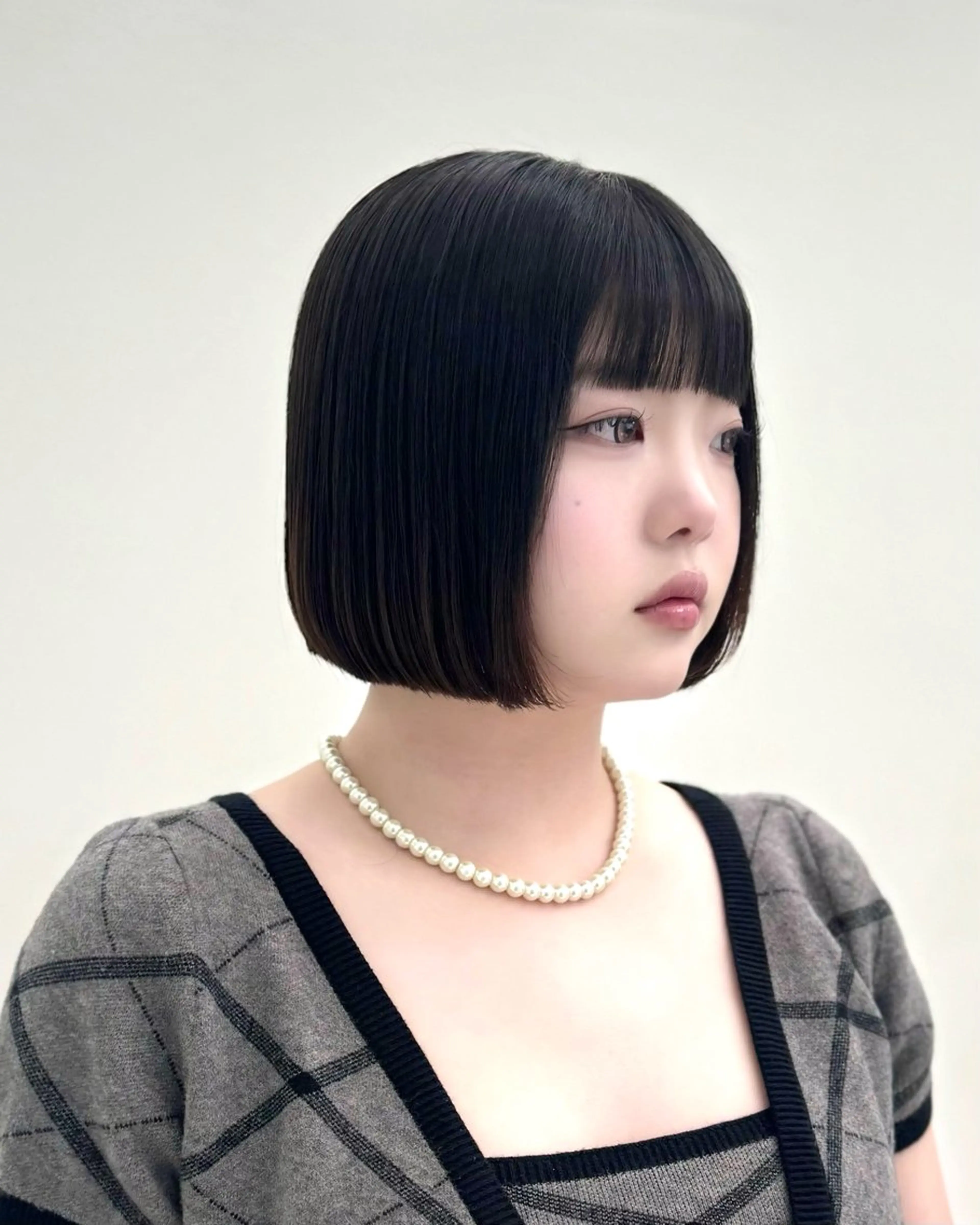 ショート カラー ヘアアレンジ カット ヘアカラー トリートメント ヘッドスパ ヘアセット ‎🤍韓国ボブ/ 縮毛矯正🪽‪ひかりのヘアスタイル