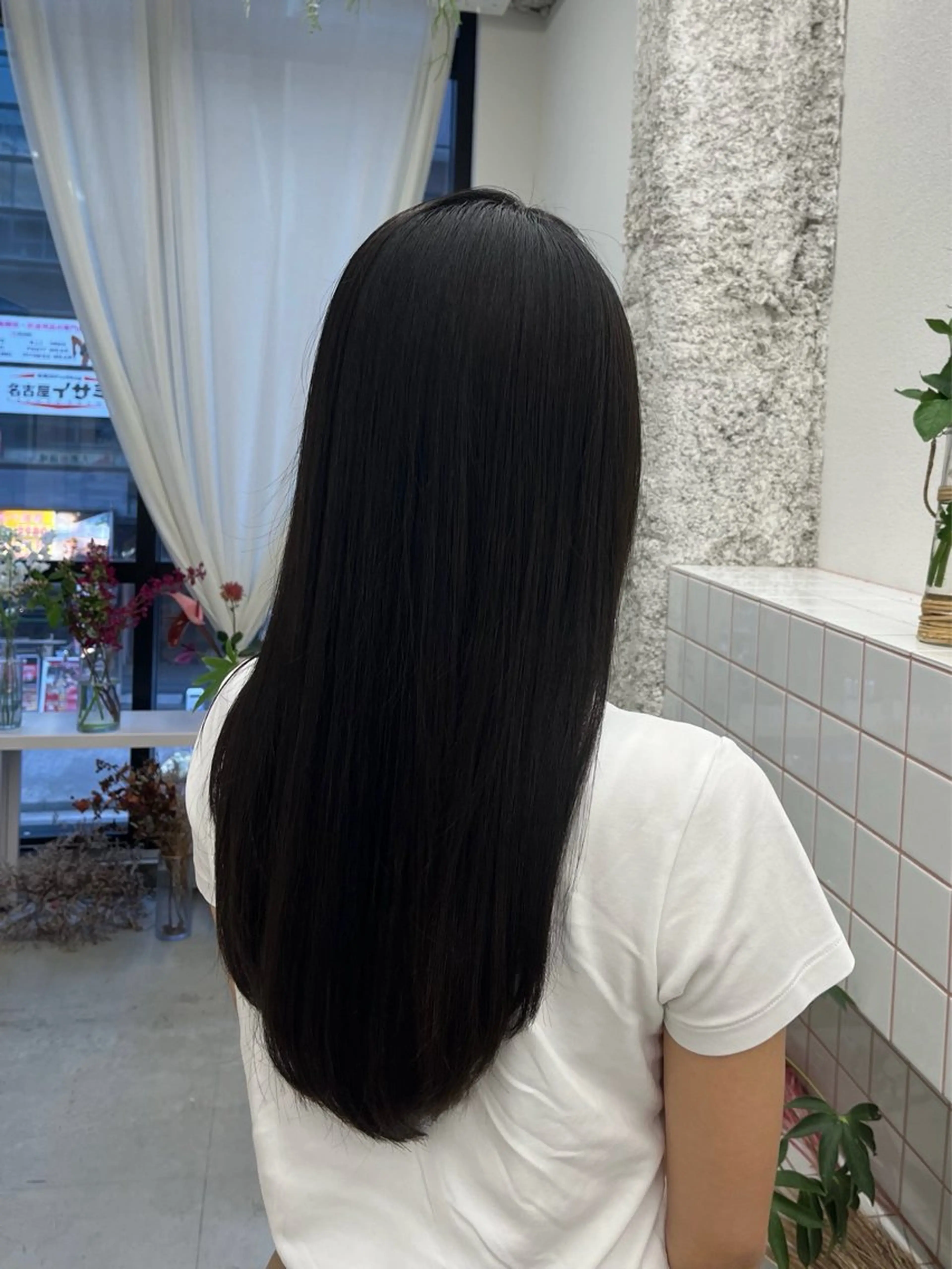 ロング カラー ヘアカラー トリートメント 🌼花屋併設🌼 木下奈々望のヘアスタイル
