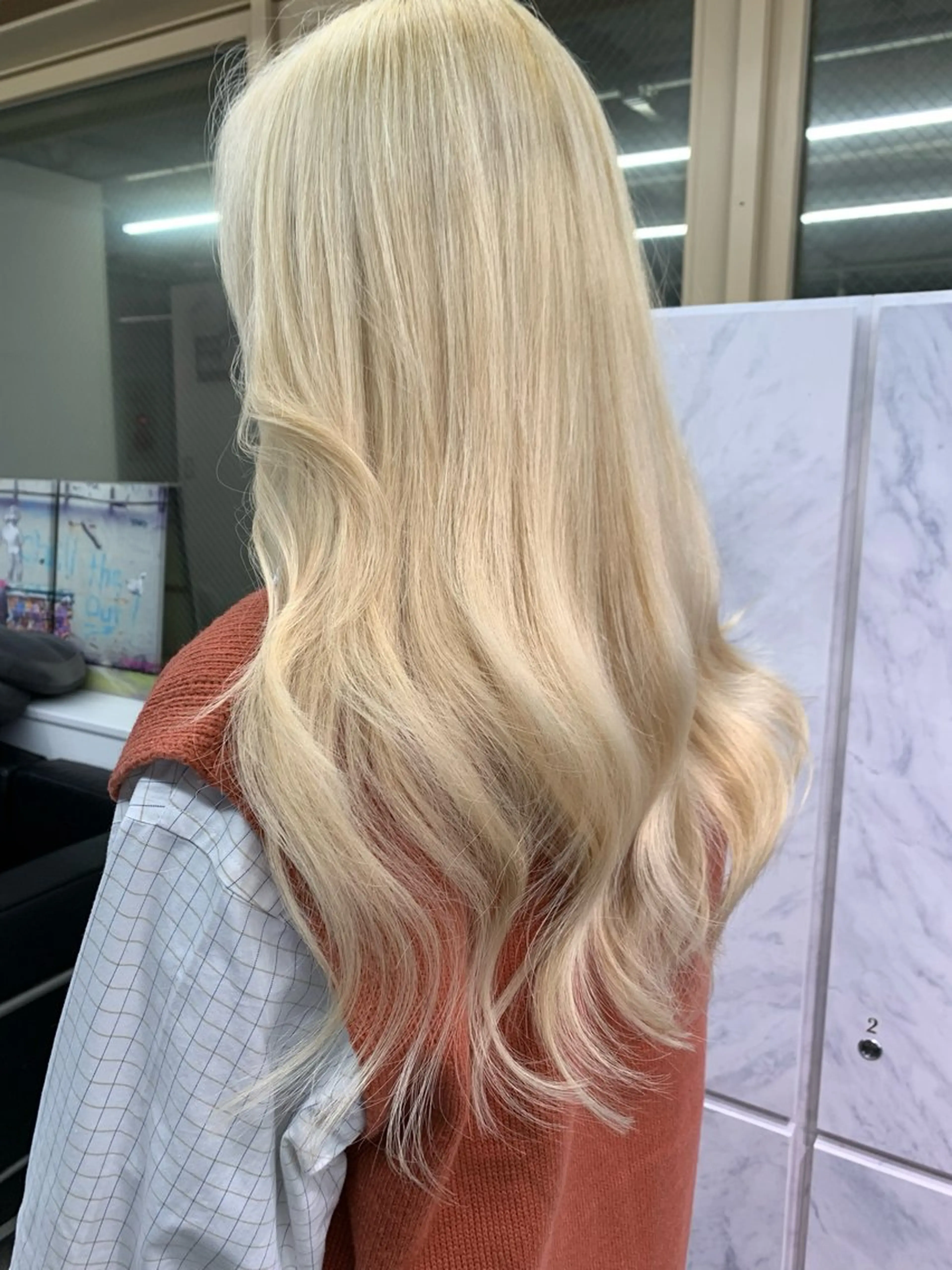 ロング プルエクステ エクステ ヘアカラー エクステ プルエクステ 🖤MIYUのヘアスタイル