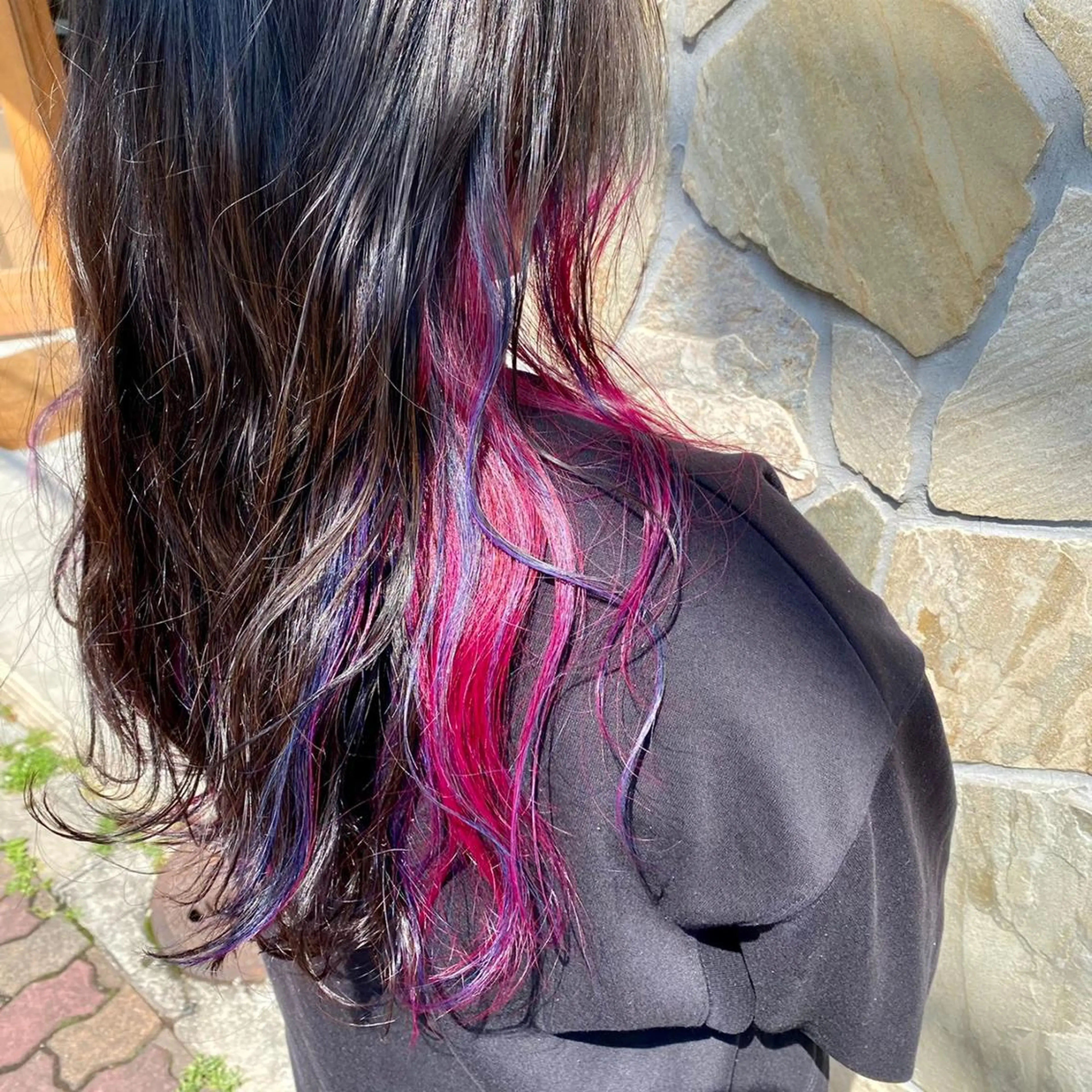 ロング カラー インナーカラー chill out 南塚口本店のヘアスタイル