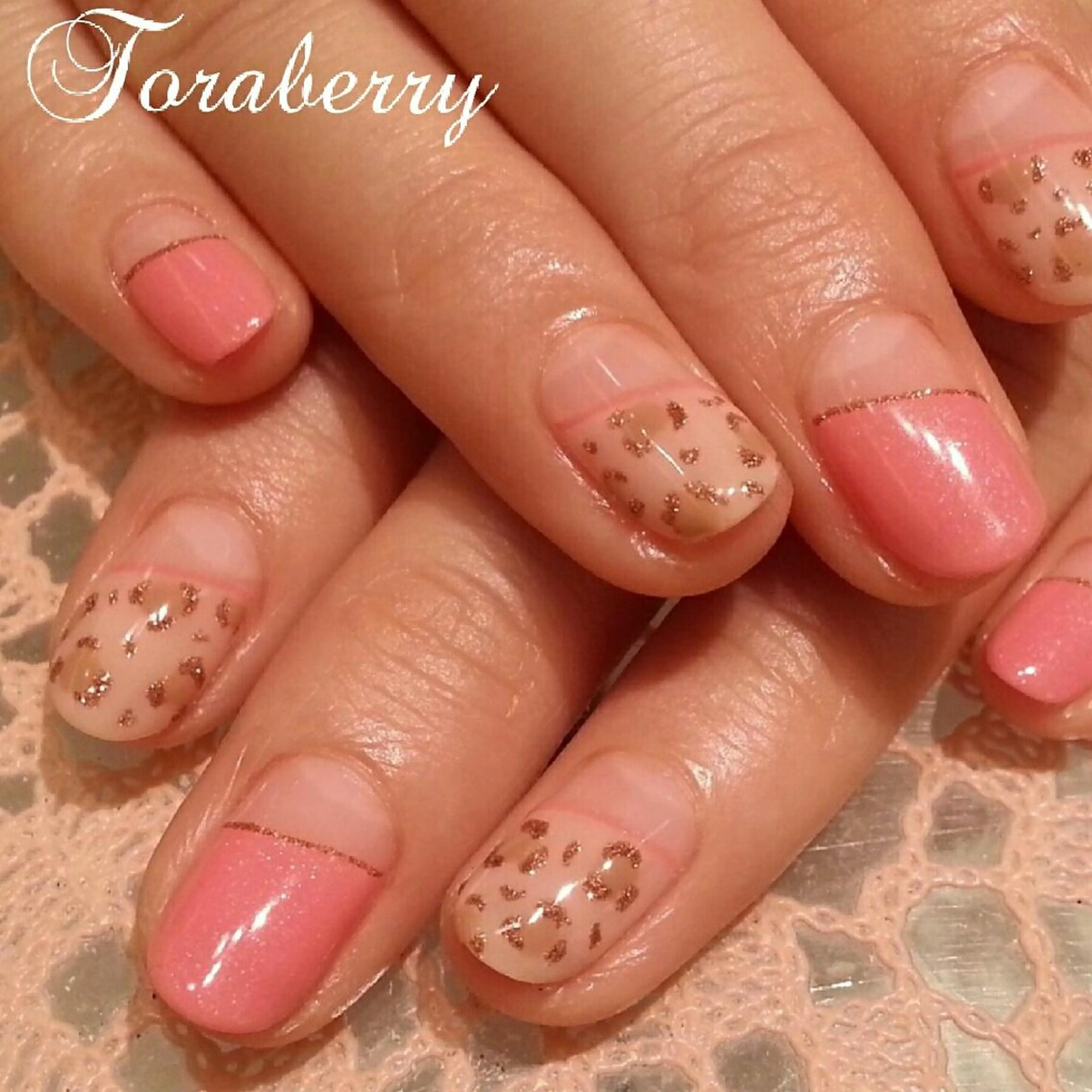 ネイル アニマル柄 ネイリスト なつみのネイルデザイン