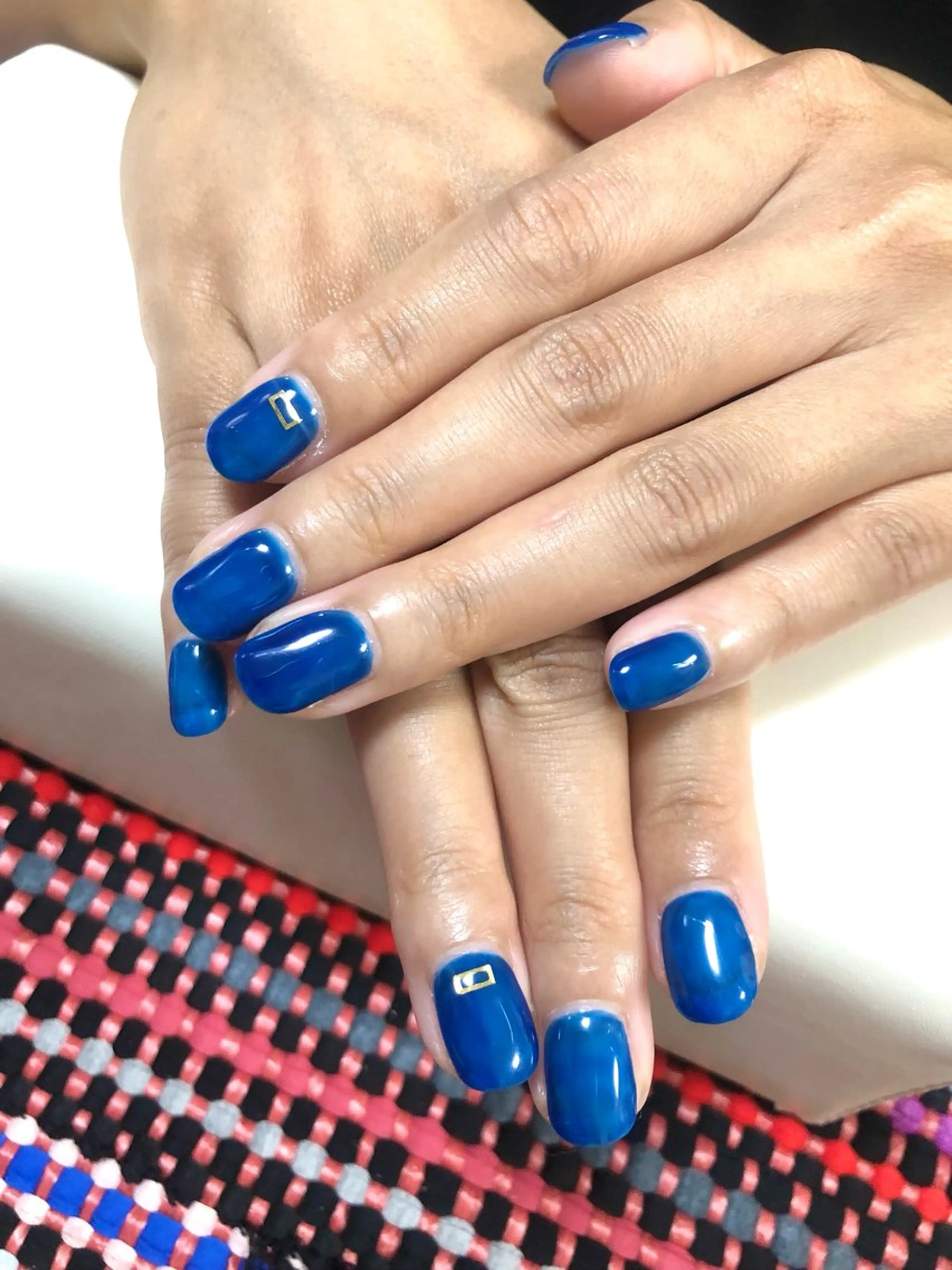 ネイル ブルー クリアネイル meeho所属・salon *meehoのネイルデザイン