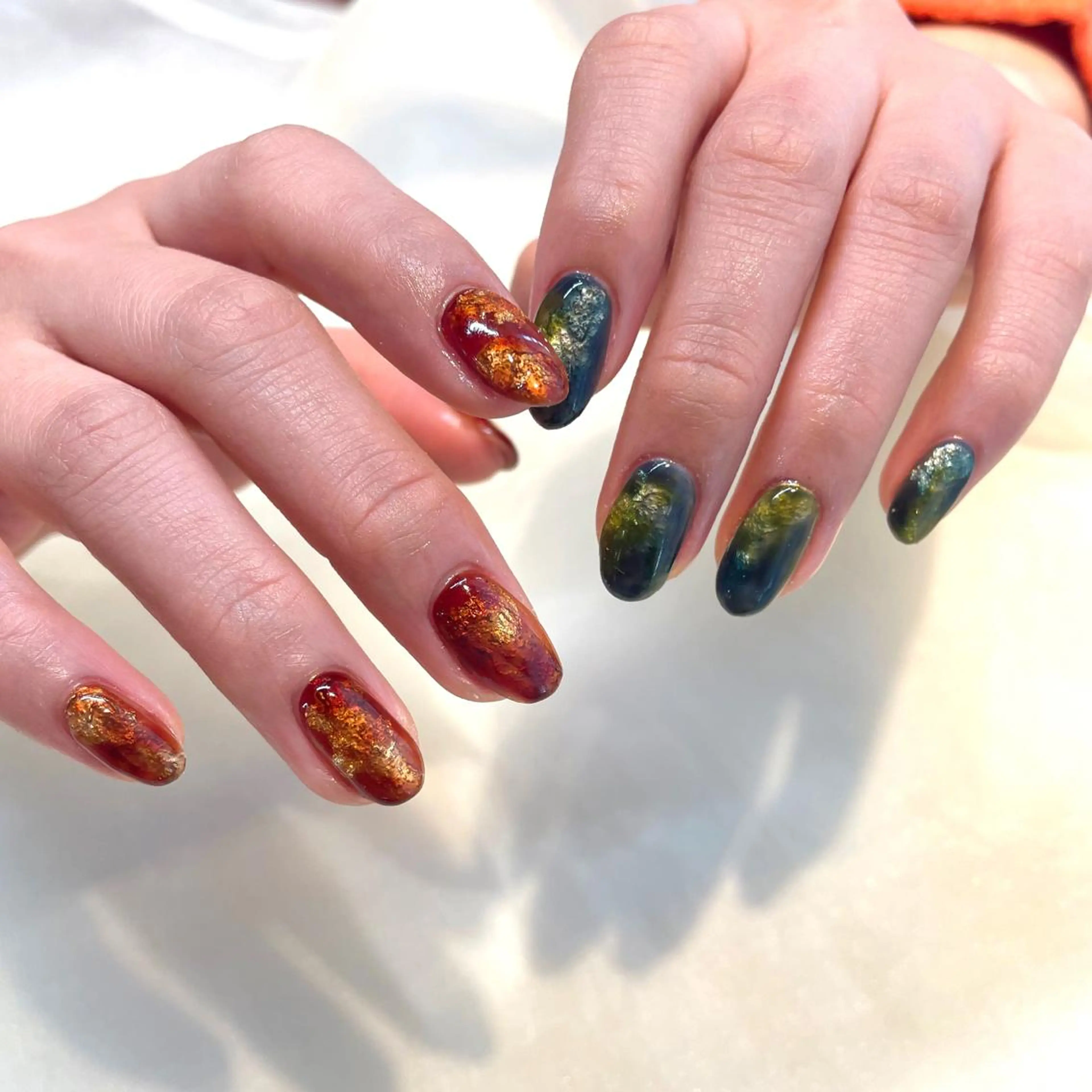 ネイル ハンドネイル 新井 ひなののネイルデザイン