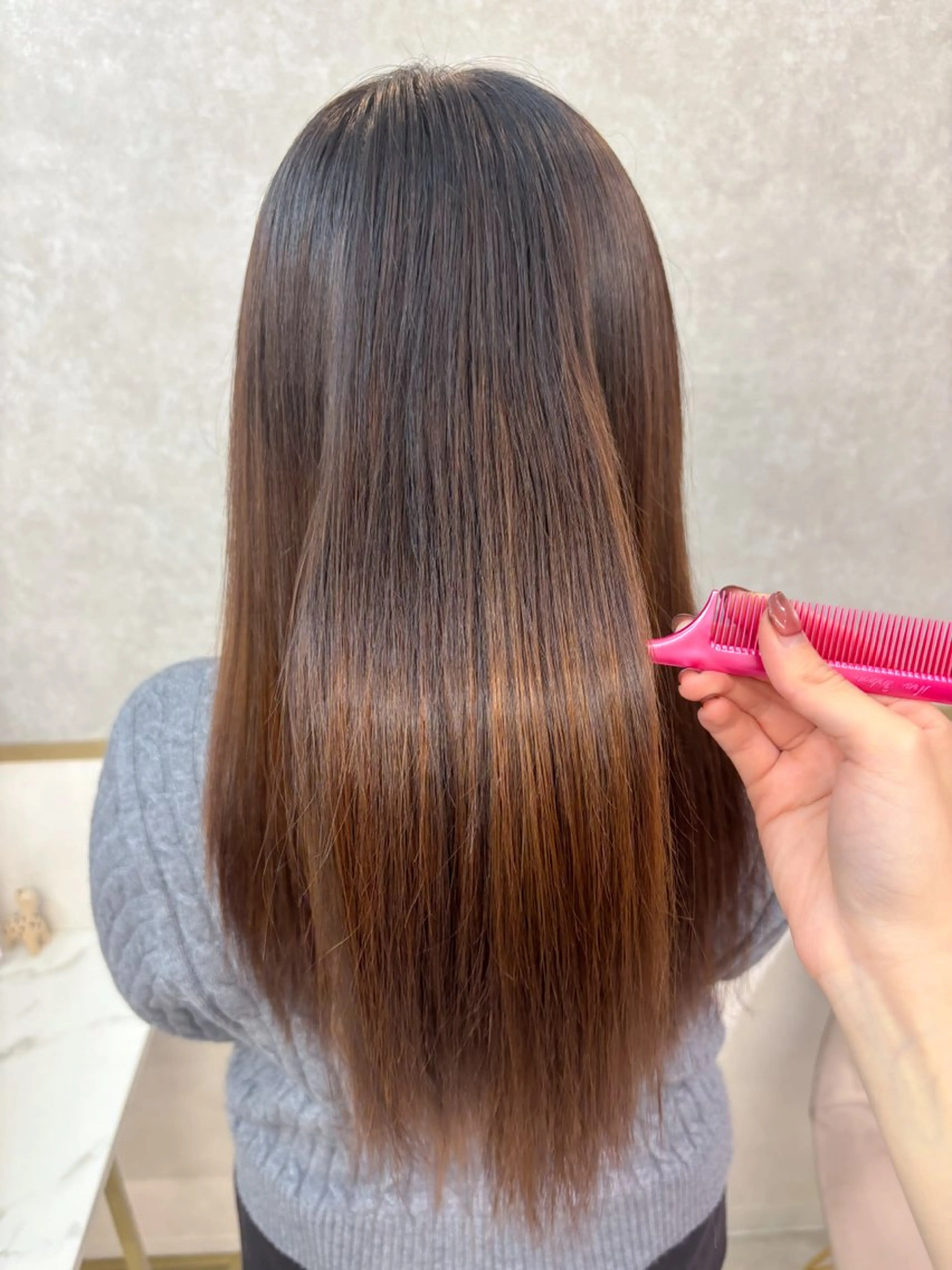 ロング トリートメント 暖色/髪質改善/ ツヤ髪🎀本田愛来のヘアスタイル