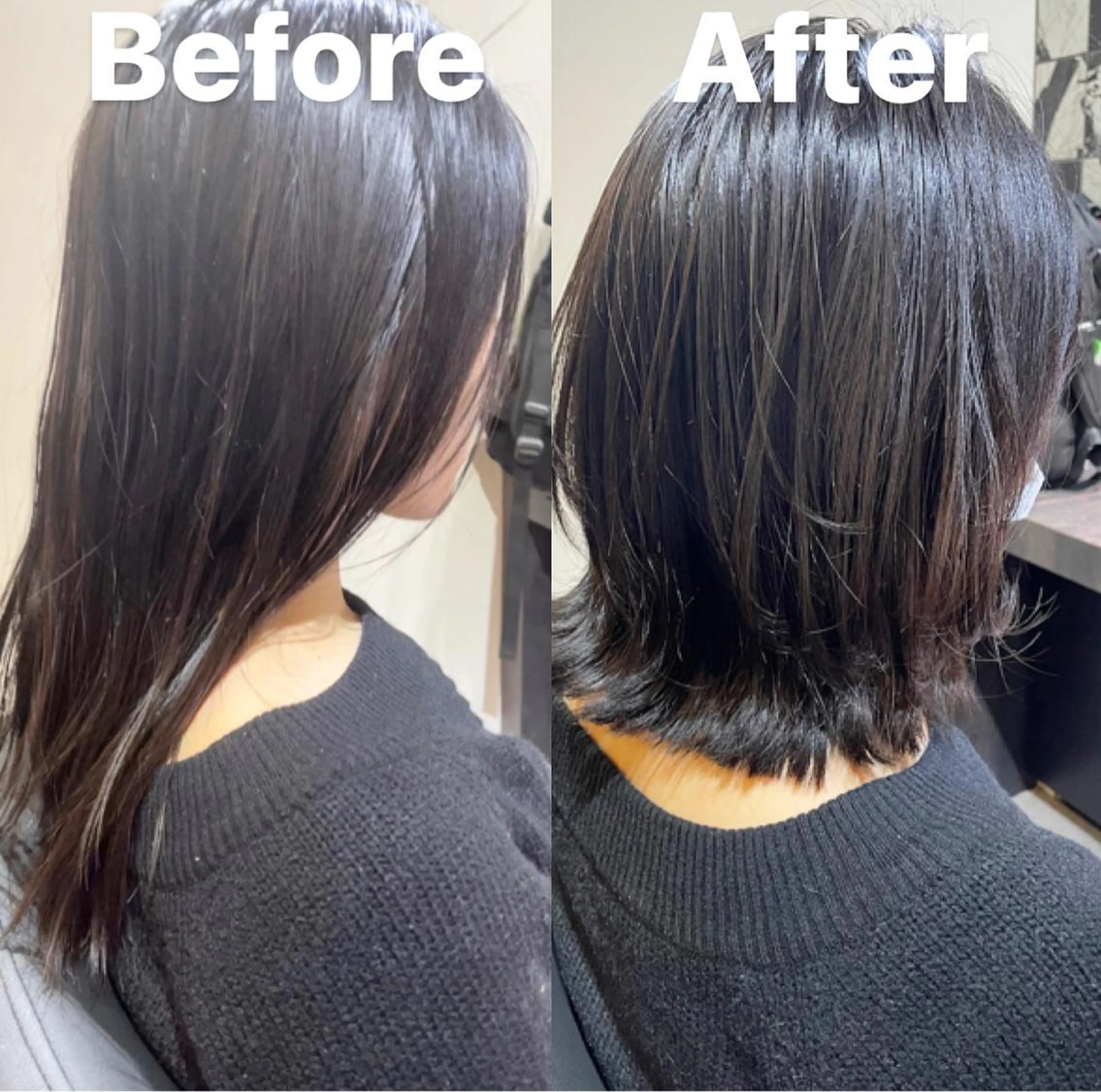 ミディアム One By The Ect所属・ショート/脱白髪染め ☆宇﨑悠実のヘアスタイル