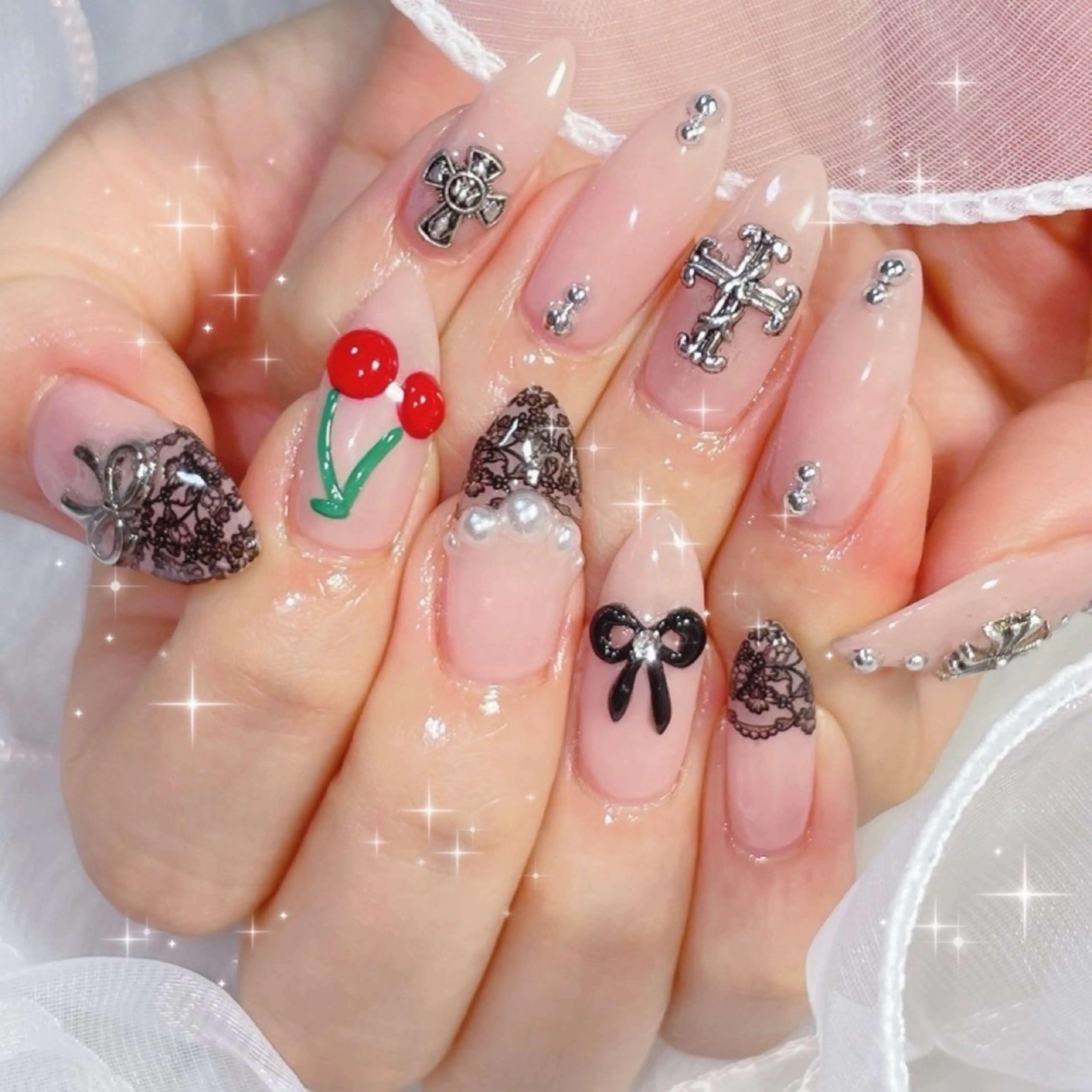 🎀長さ出し9980持ち込みデザイン🎀デザイン6本付きの写真