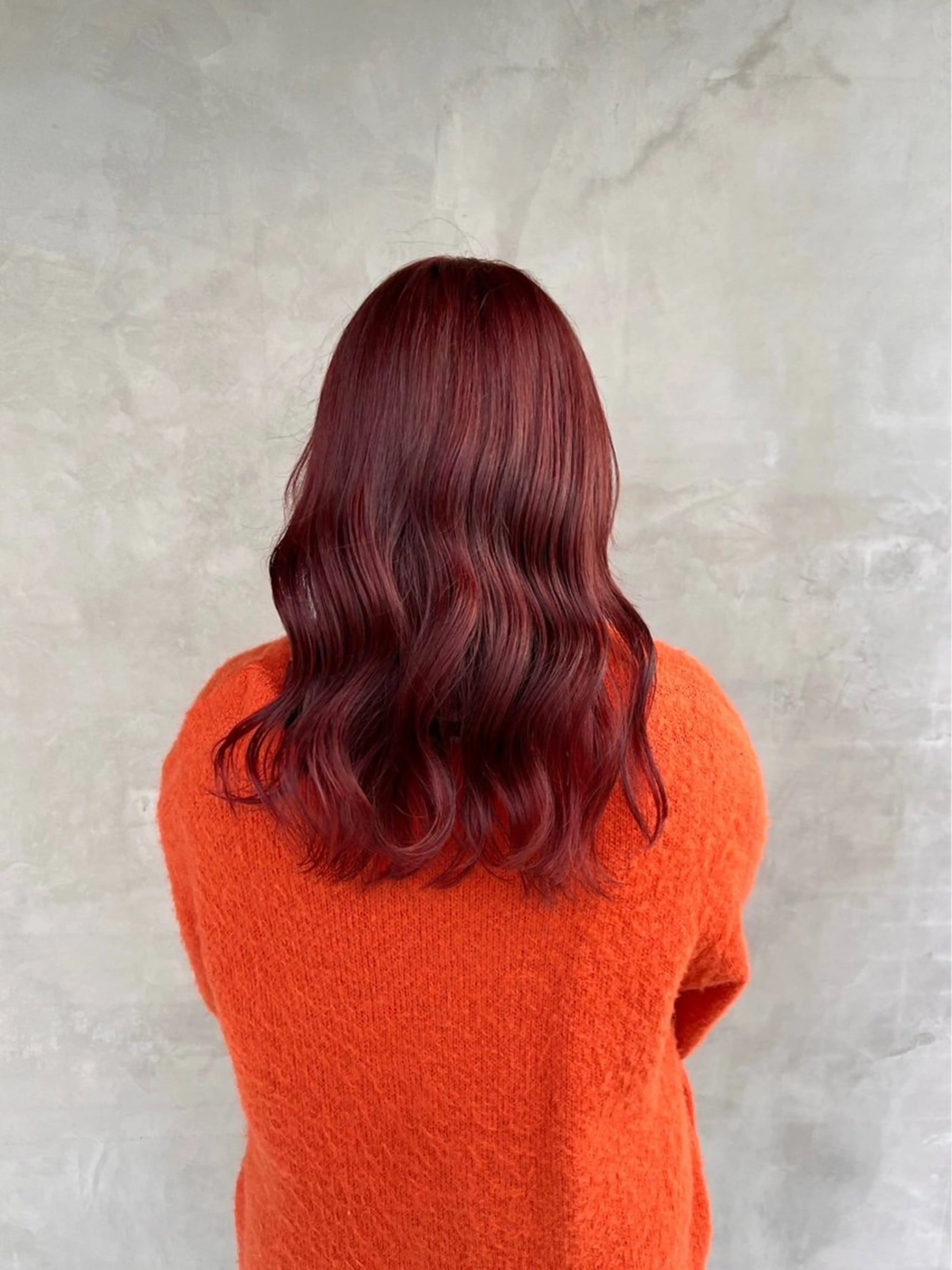 ミディアム カラー ヘアカラー トリートメント Runa/ モデル募集中💖のヘアスタイル