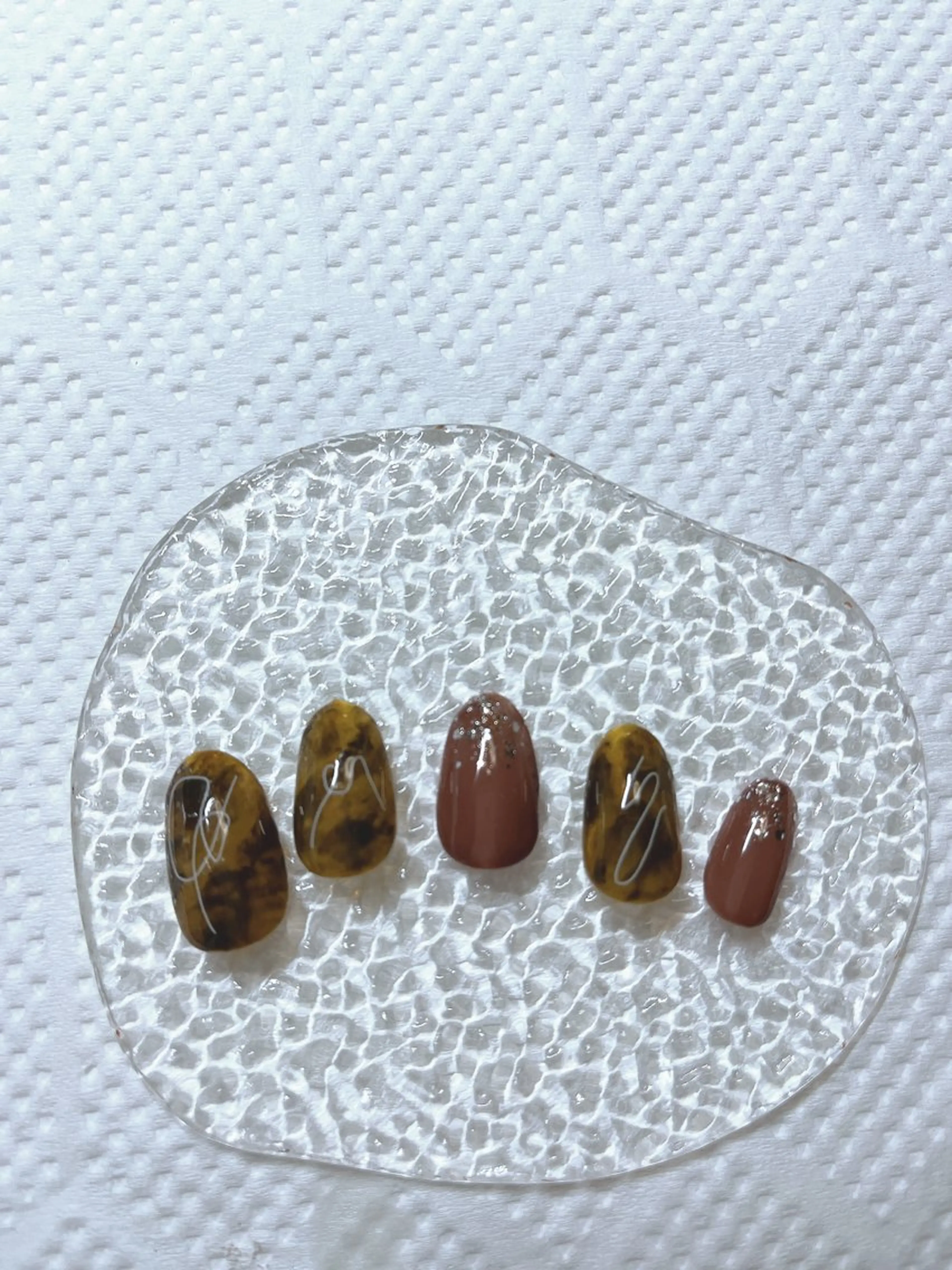 ネイル べっ甲ネイル ジェルネイル ニュアンスネイル パラジェル Bienvenue りょうこのネイルデザイン