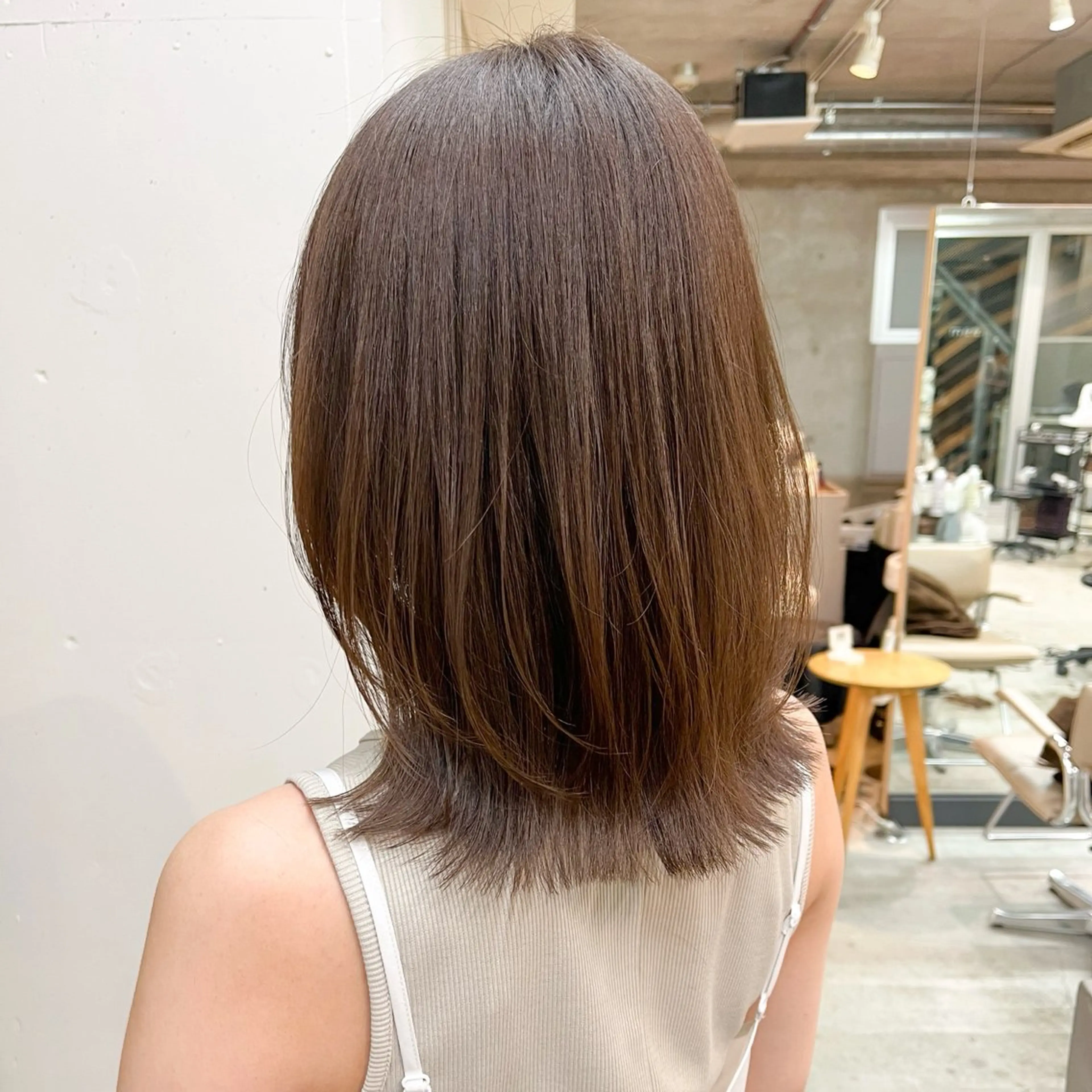 ミディアム カラー mee.浦和店所属・カットモデル募集 🍒/北爪まゆのヘアスタイル