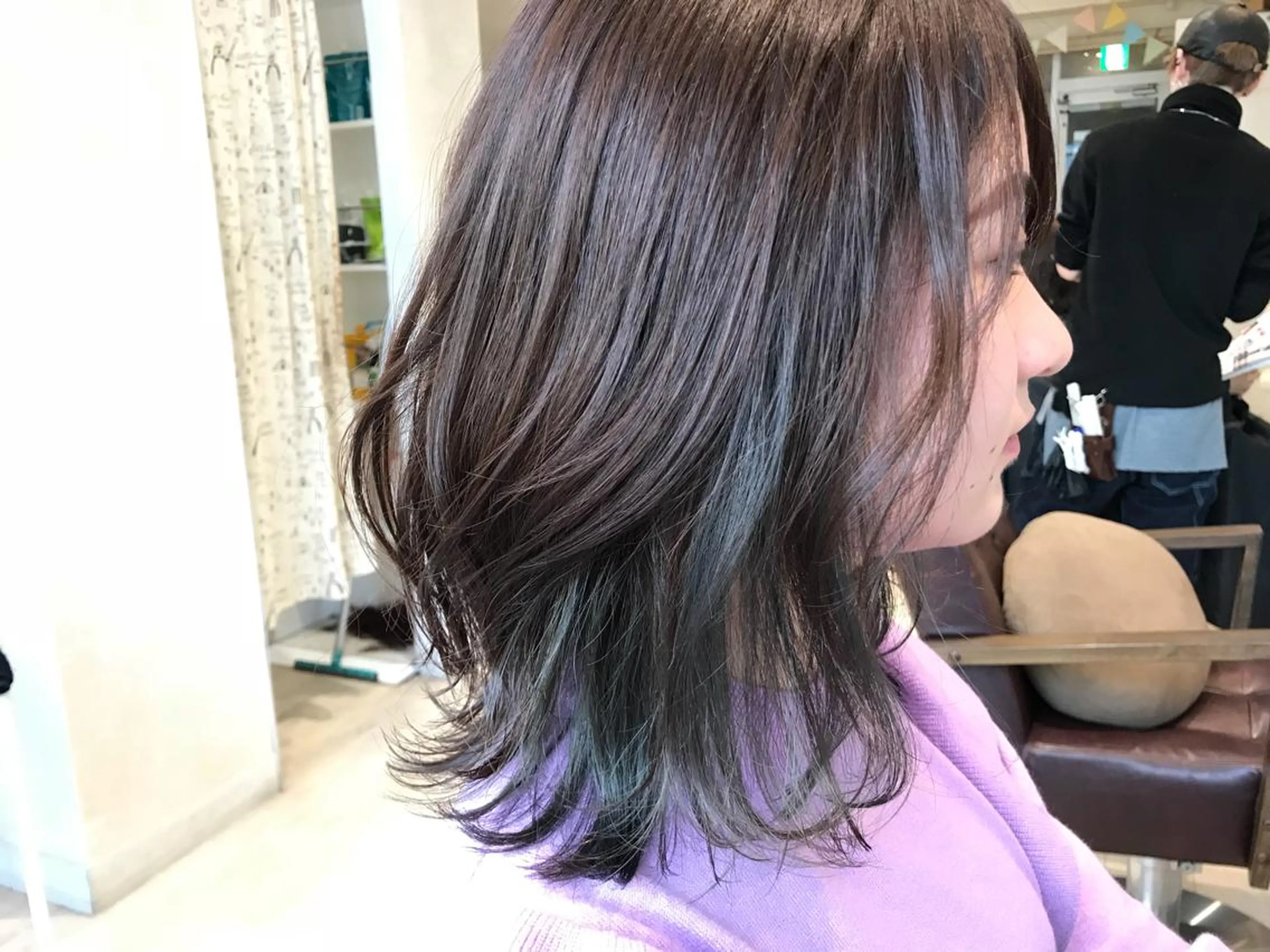 ミディアム カラー イルミナカラー メンズ指名多数!! SiLO 田島のヘアスタイル