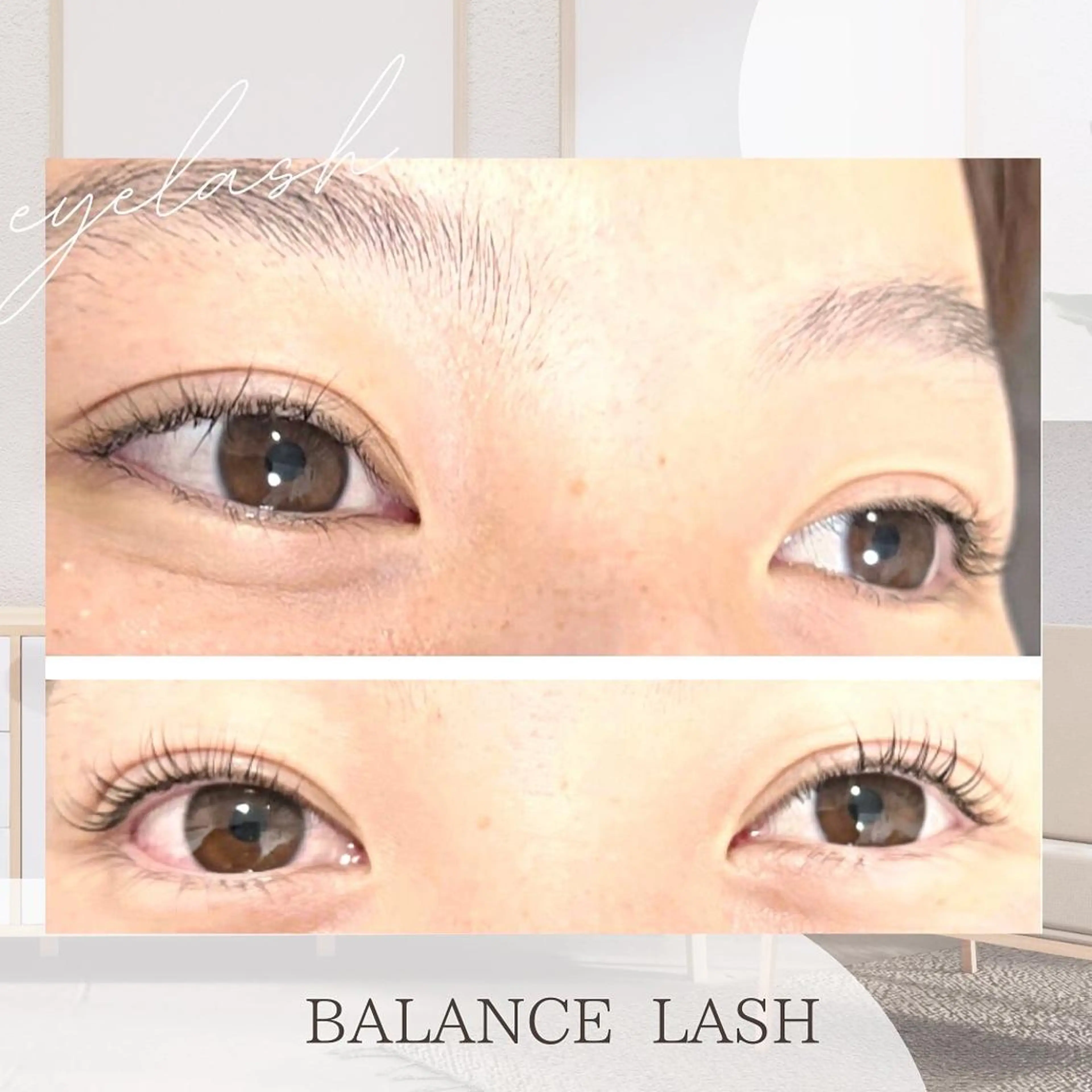マツエク・マツパ BALANCE LASHのマツエク・マツパデザイン