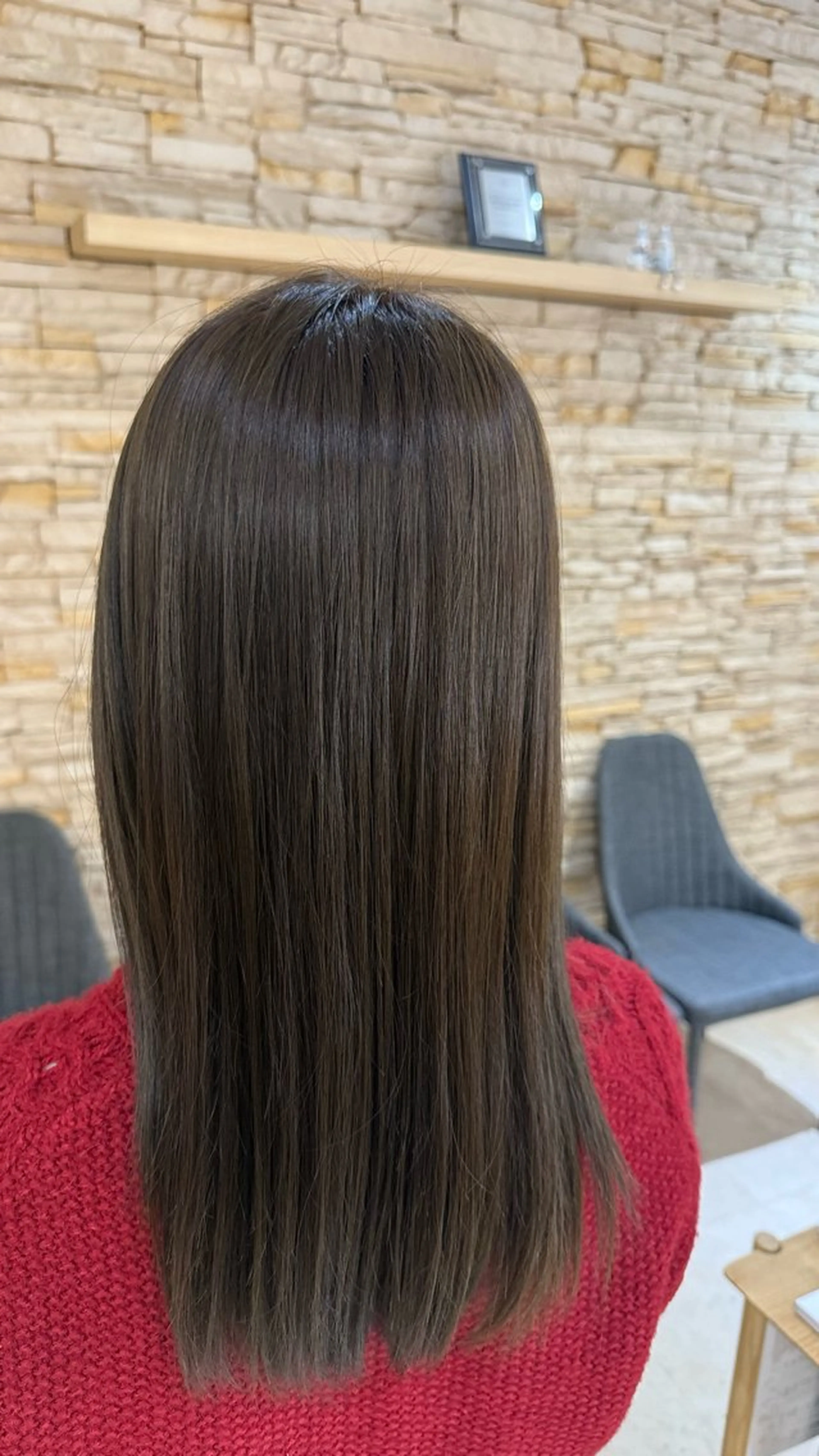 ロング ヘアカラー AROMA hair トウマのヘアスタイル