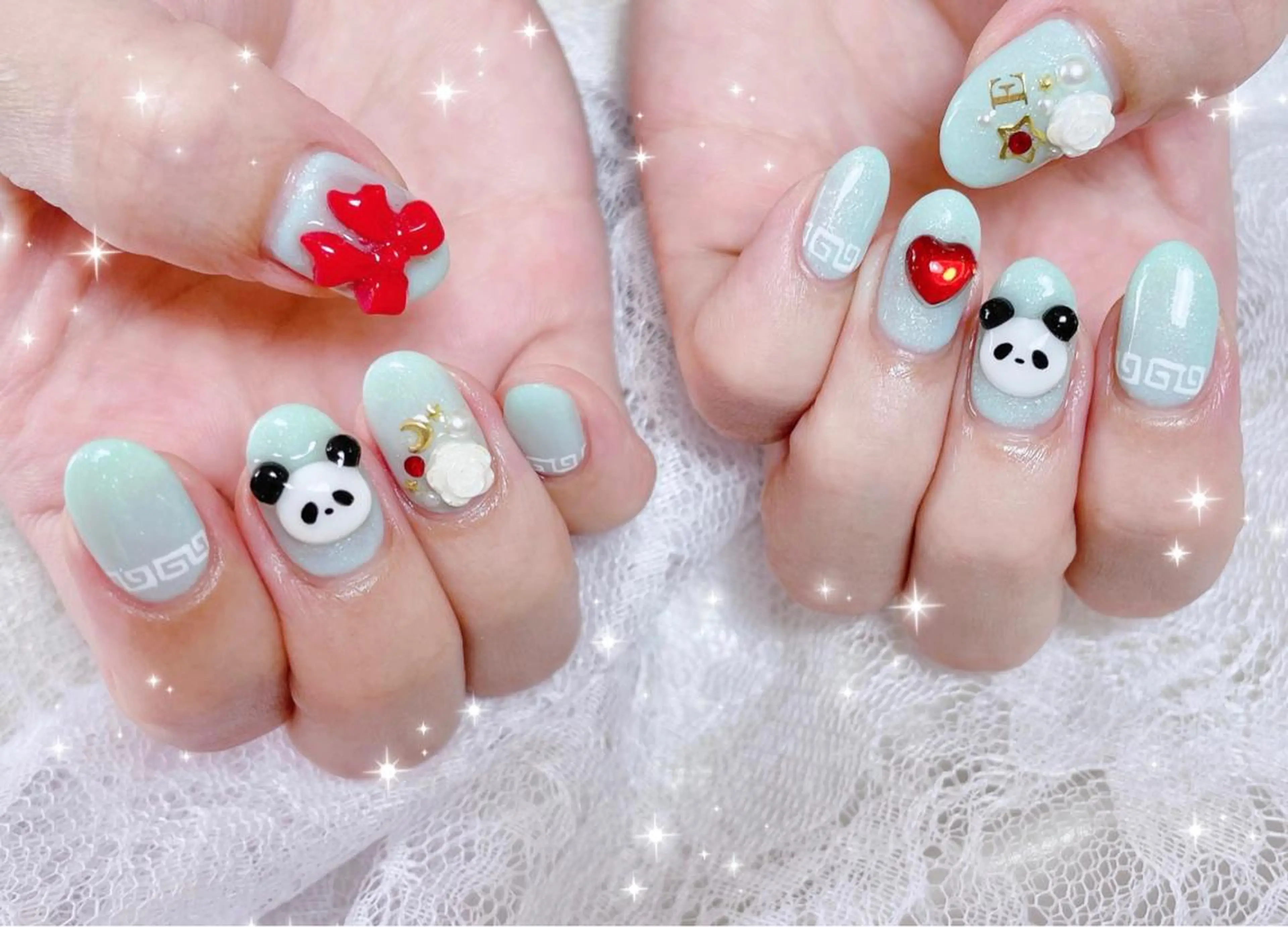 ネイル アートネイル ハンドネイル FLARE NAIL フレアネイルのネイルデザイン