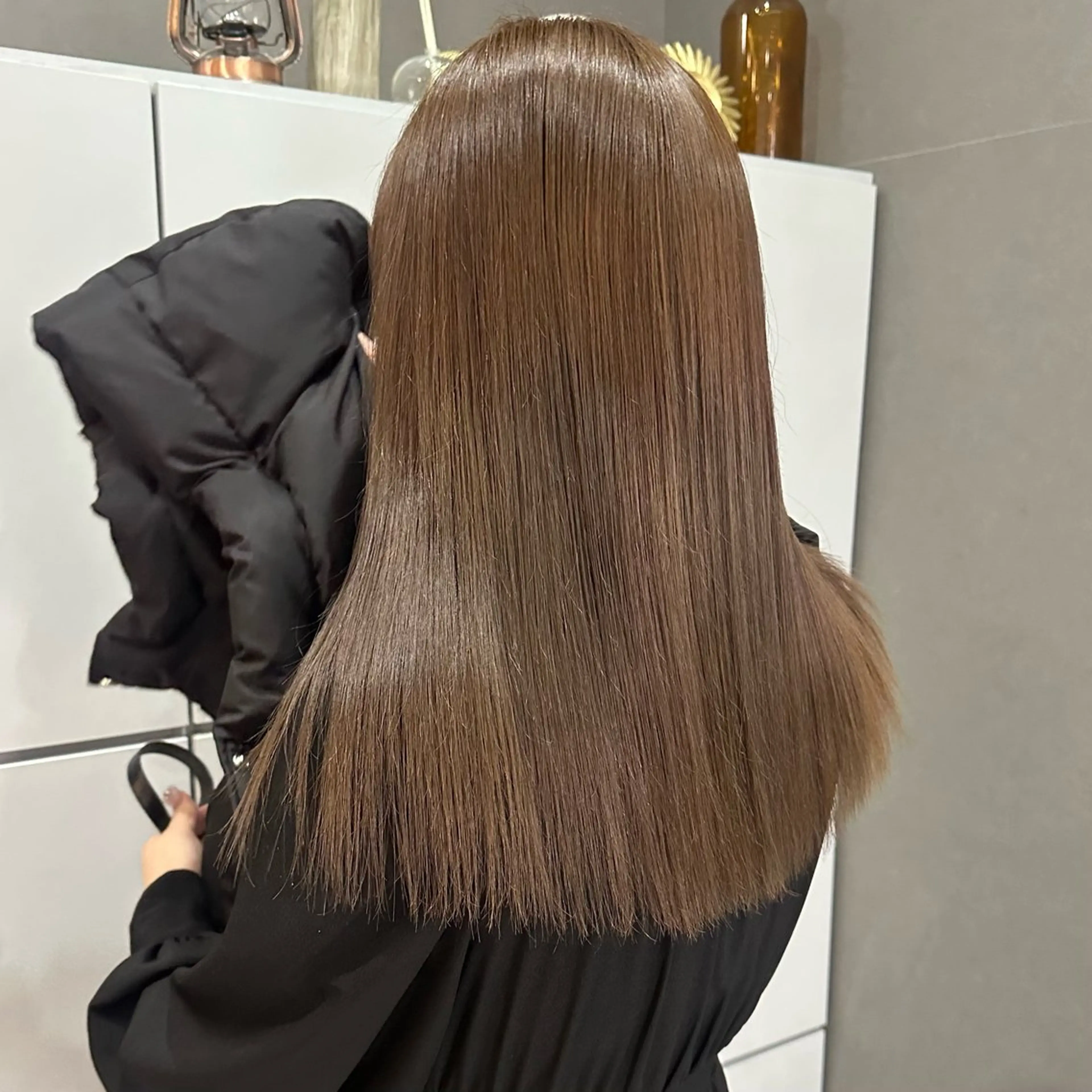 ロング カラー ブリーチ ブリーチなしカラー CHEMIR所属・安田 萌菜のヘアスタイル