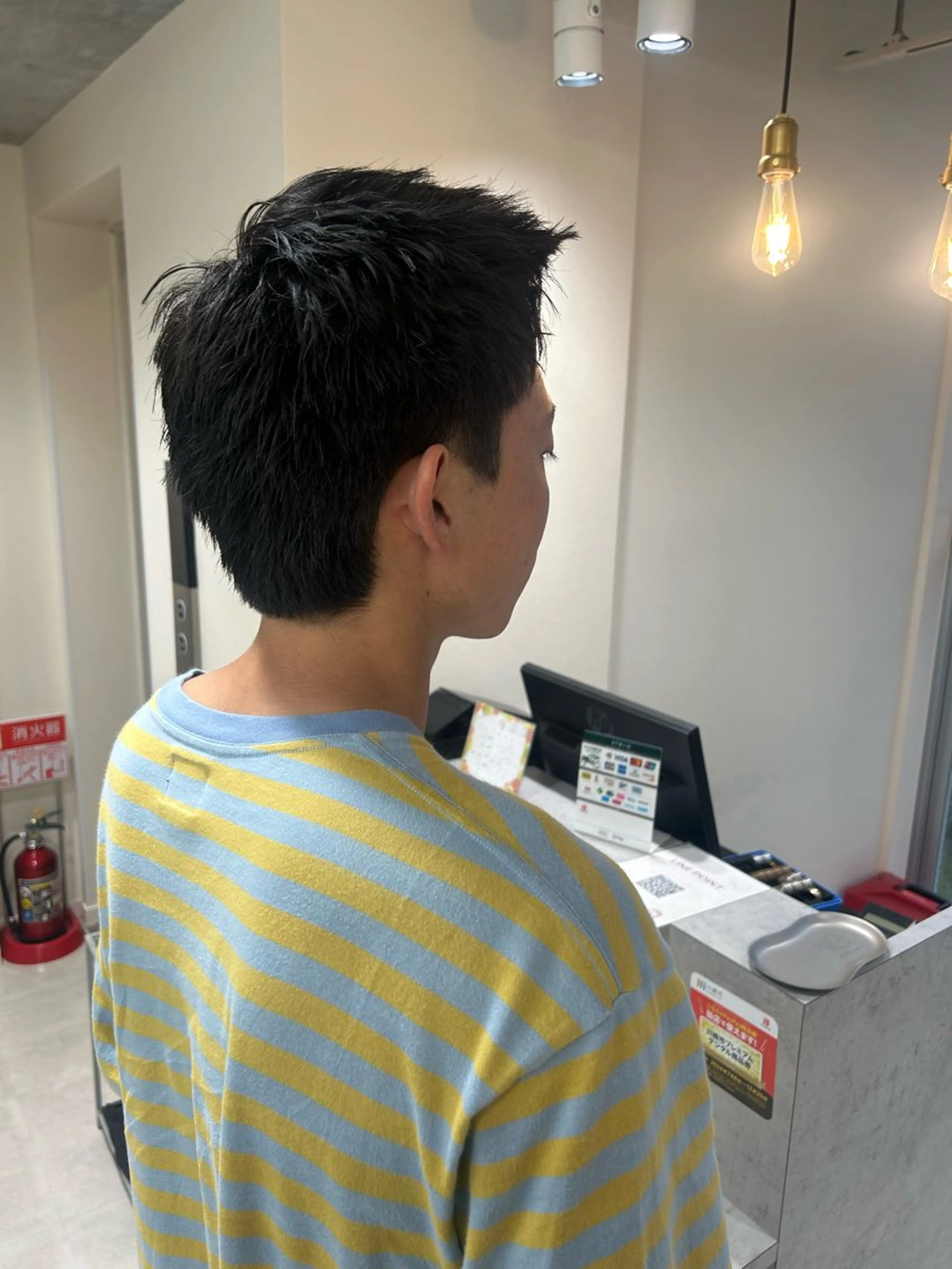 メンズ カット ヘッドスパ ルナ/レイヤー /暖色/メンズカットのヘアスタイル