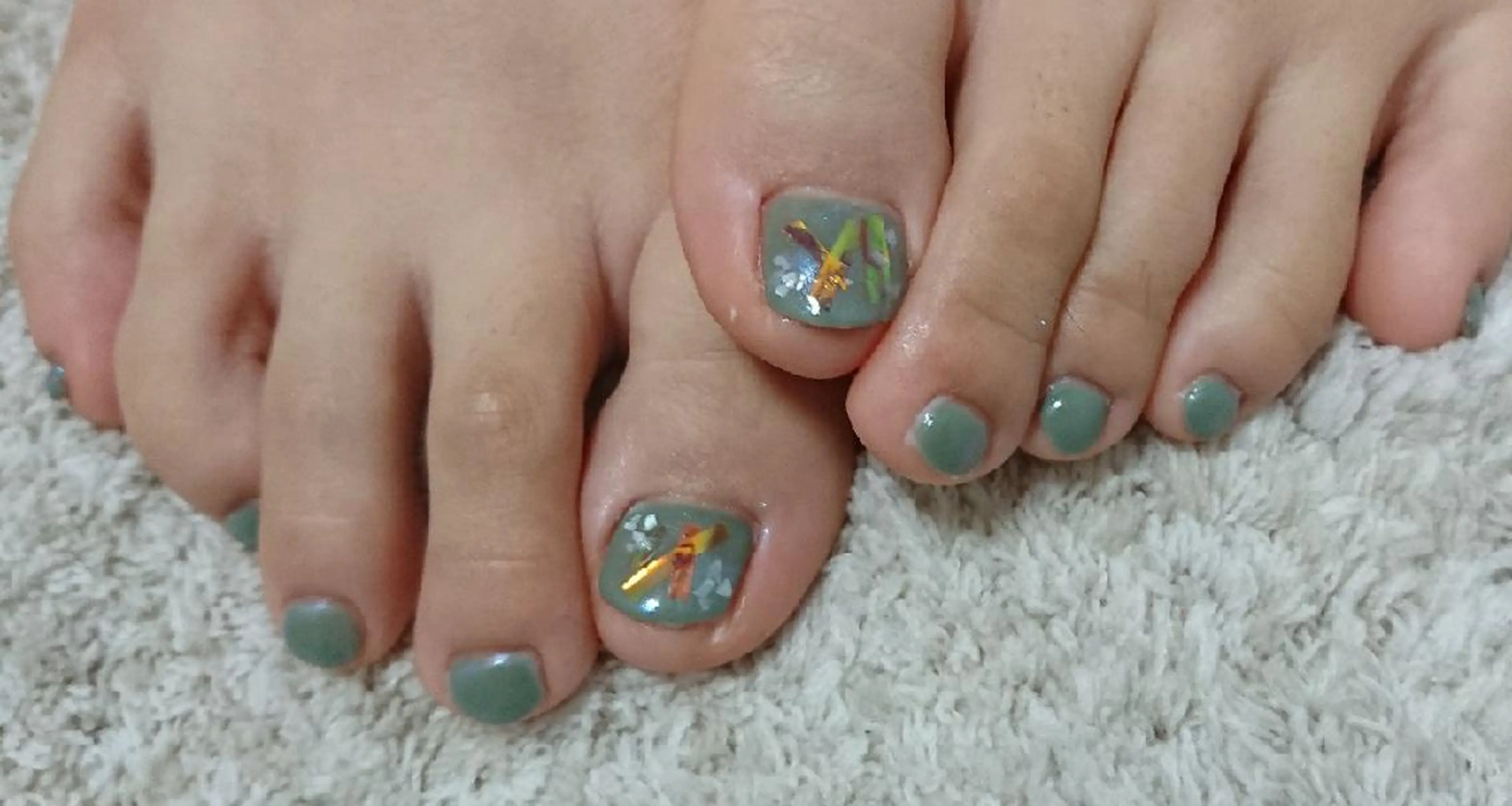 ネイル フットネイル シンプルネイル shellnail さなえのネイルデザイン