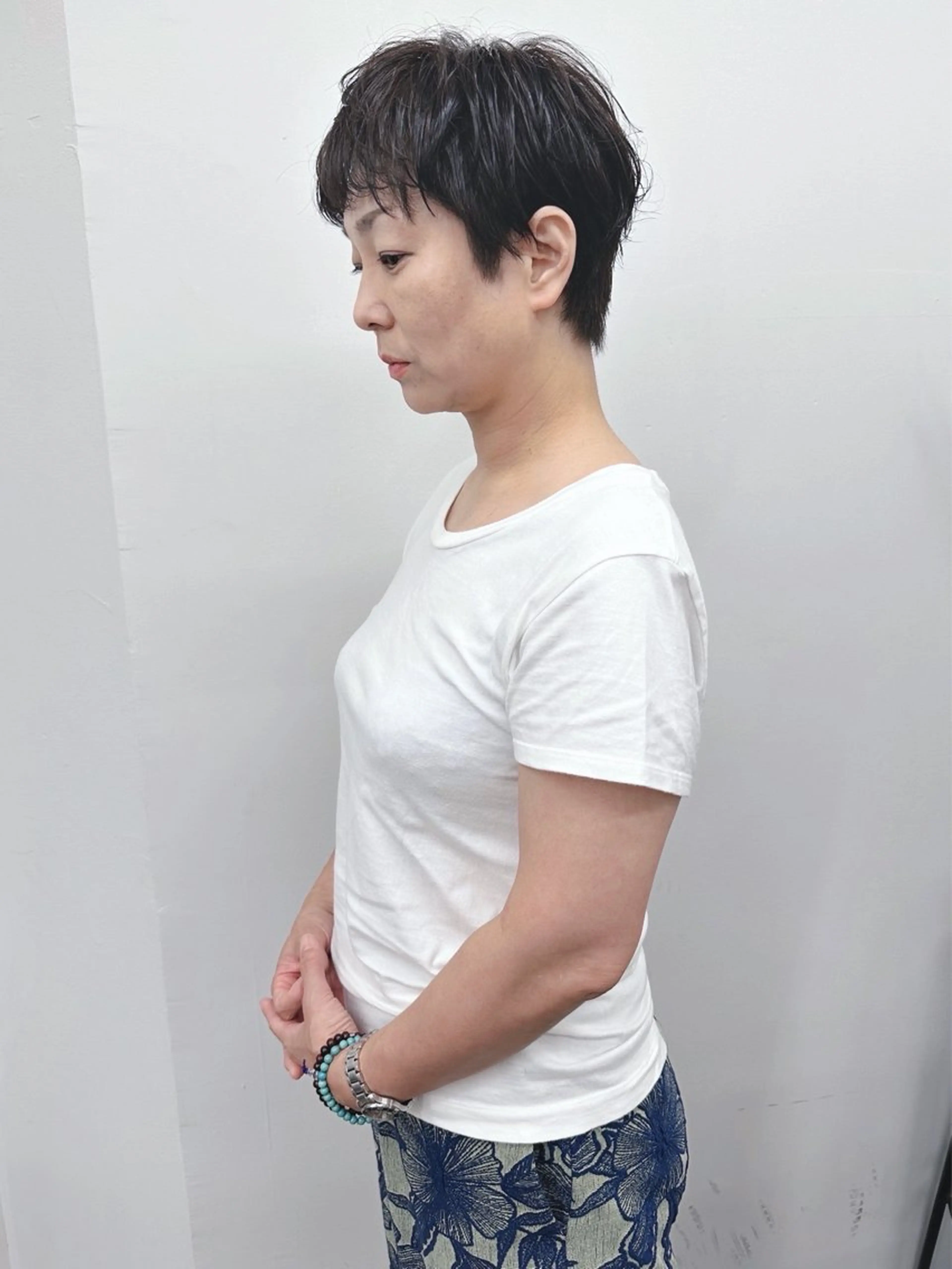 ショート パーマ カット パーマ 小顔ボブ/お悩み解決 /ボブパーマ/とういのヘアスタイル