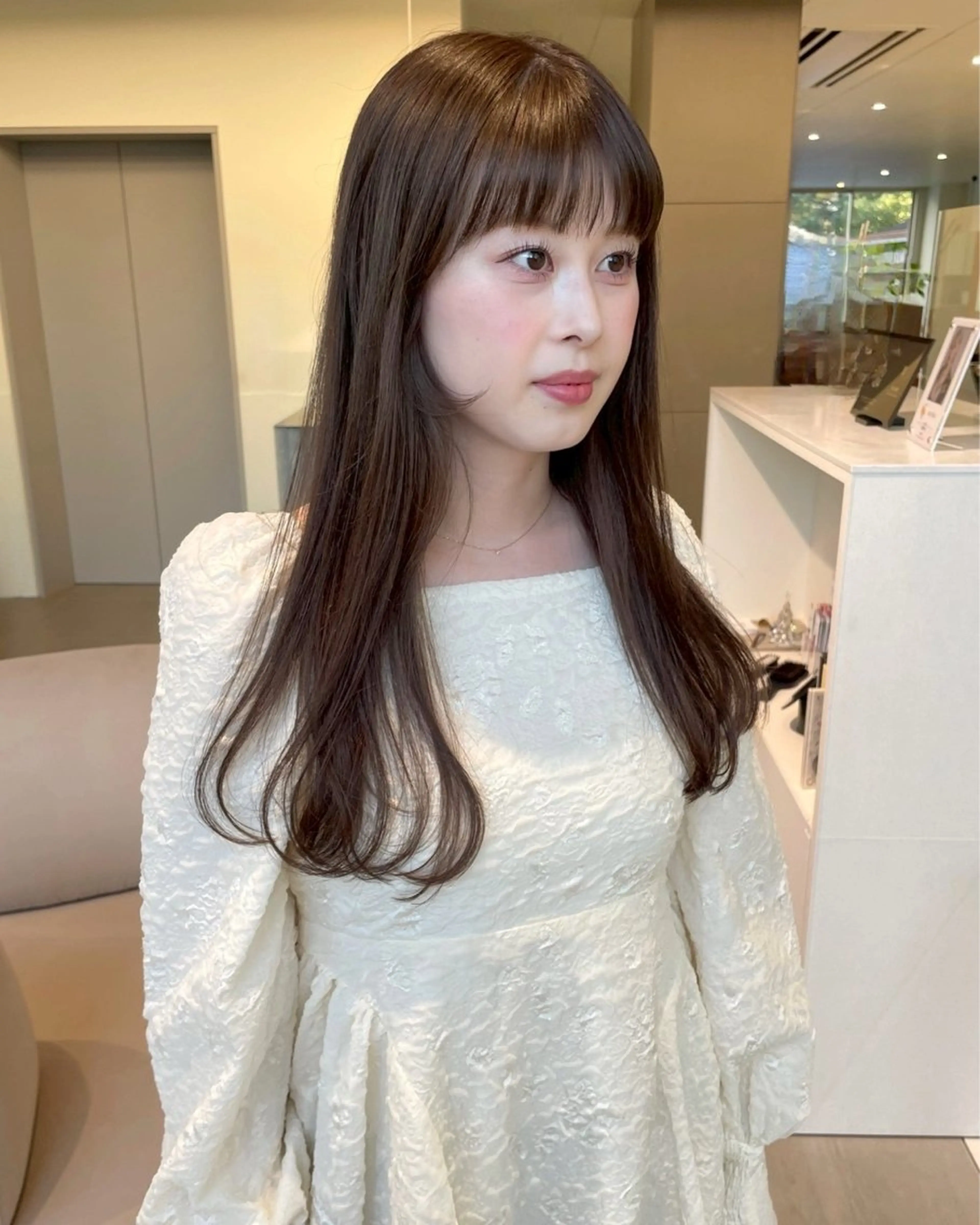 ロング カラー 透明感似合わせカラー 🍀あかり🍀のヘアスタイル