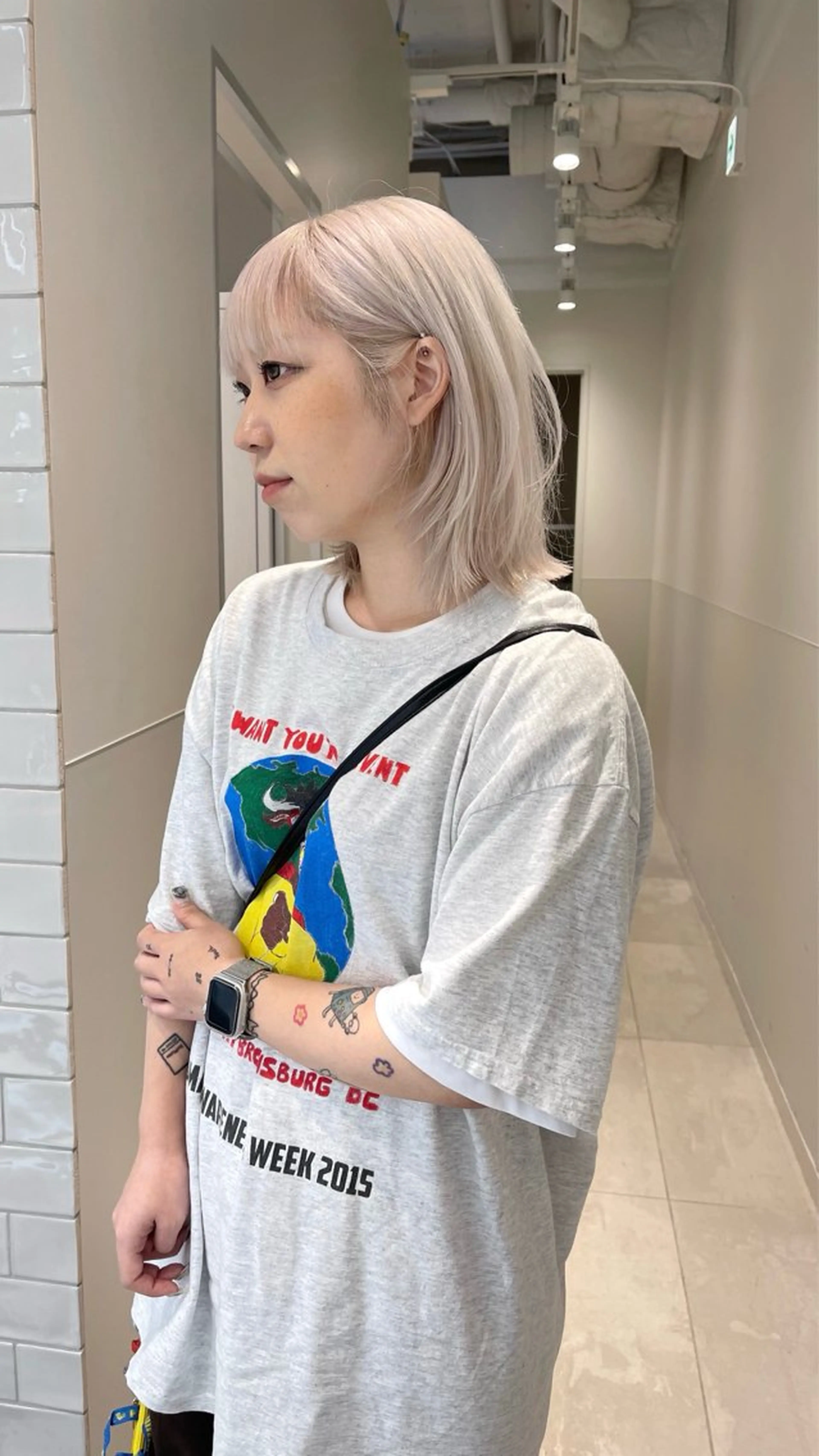 ショート ヘアカラー SALOWIN梅田茶屋町North店所属・福山 晴香のヘアスタイル