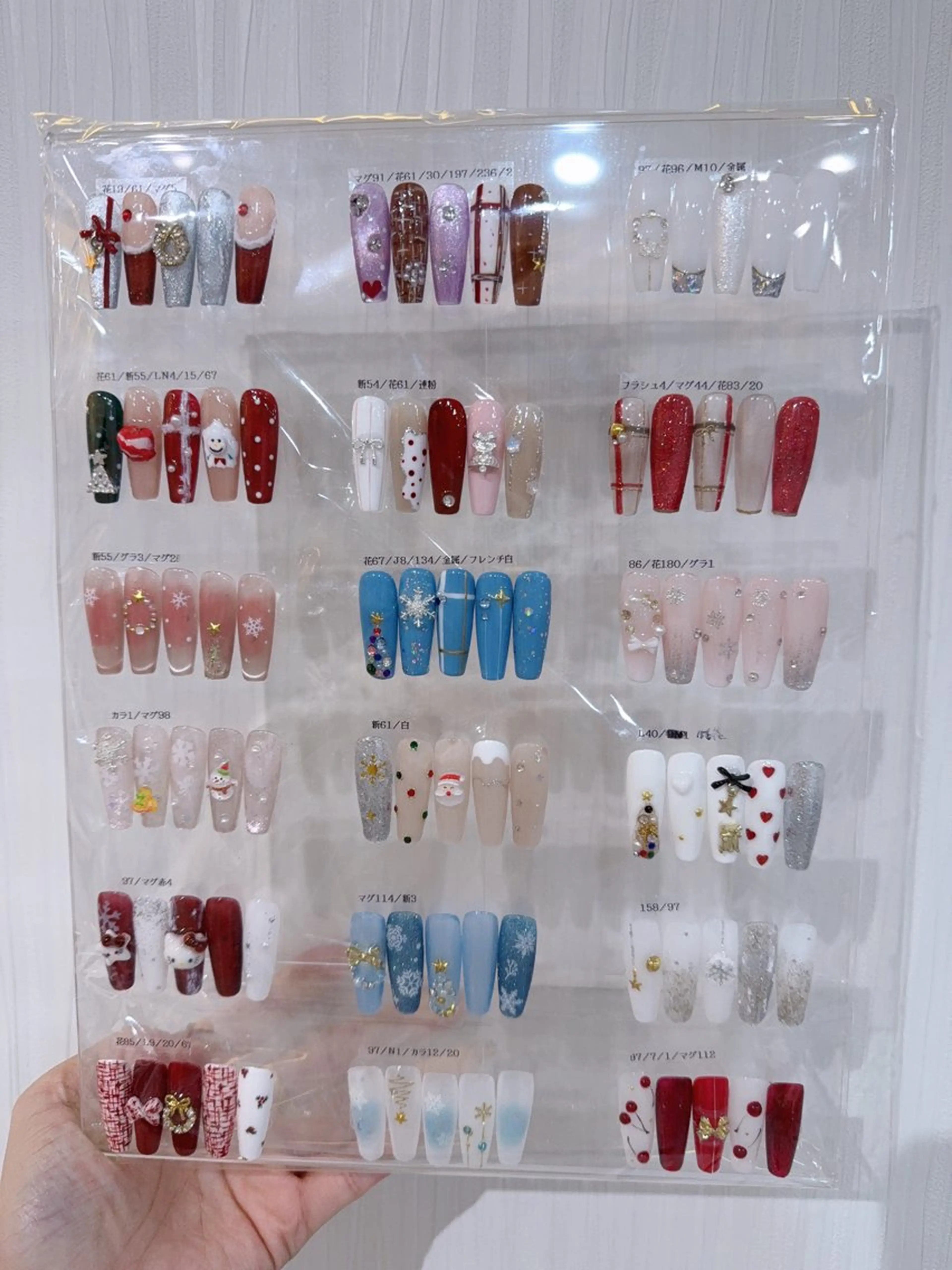 【12月末まで期間限定】冬ネイル人気のXmasデザインハンドジェル￥8480の写真