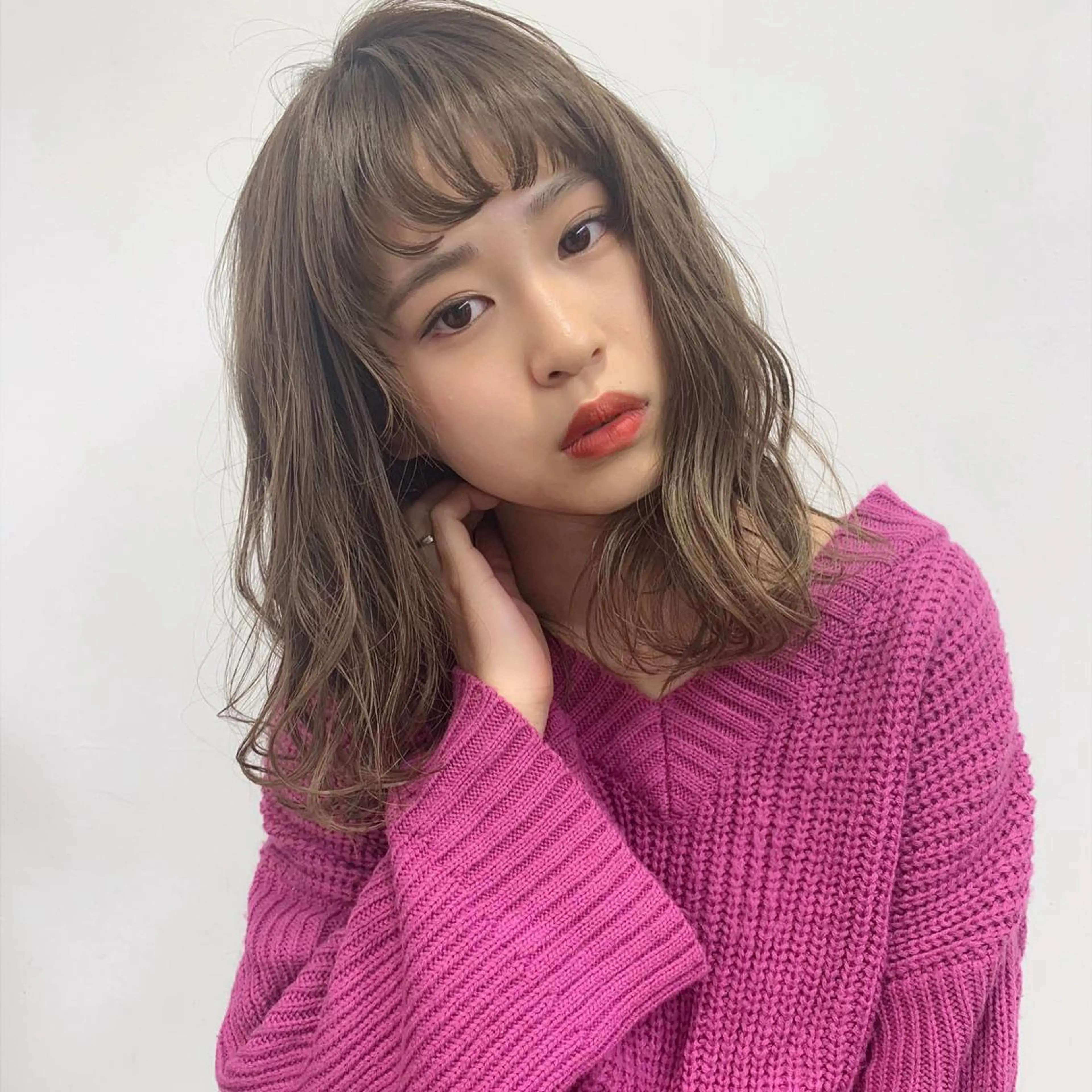 ミディアム 海外デザイン🇺🇸 石渡諒太のヘアスタイル