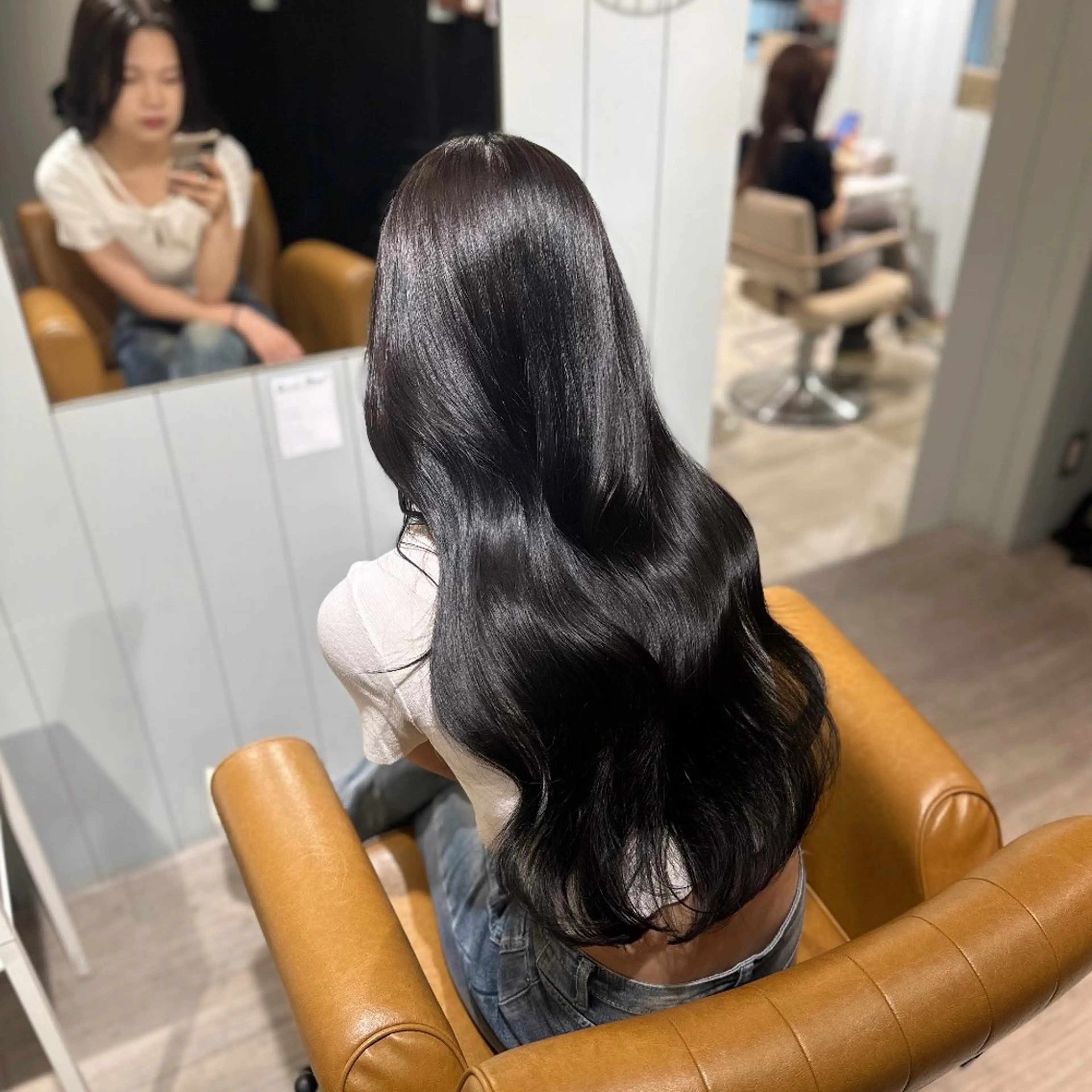 ロング カラー 髪質改善 韓国ヘア/髪質改善 /natsuki🧸のヘアスタイル