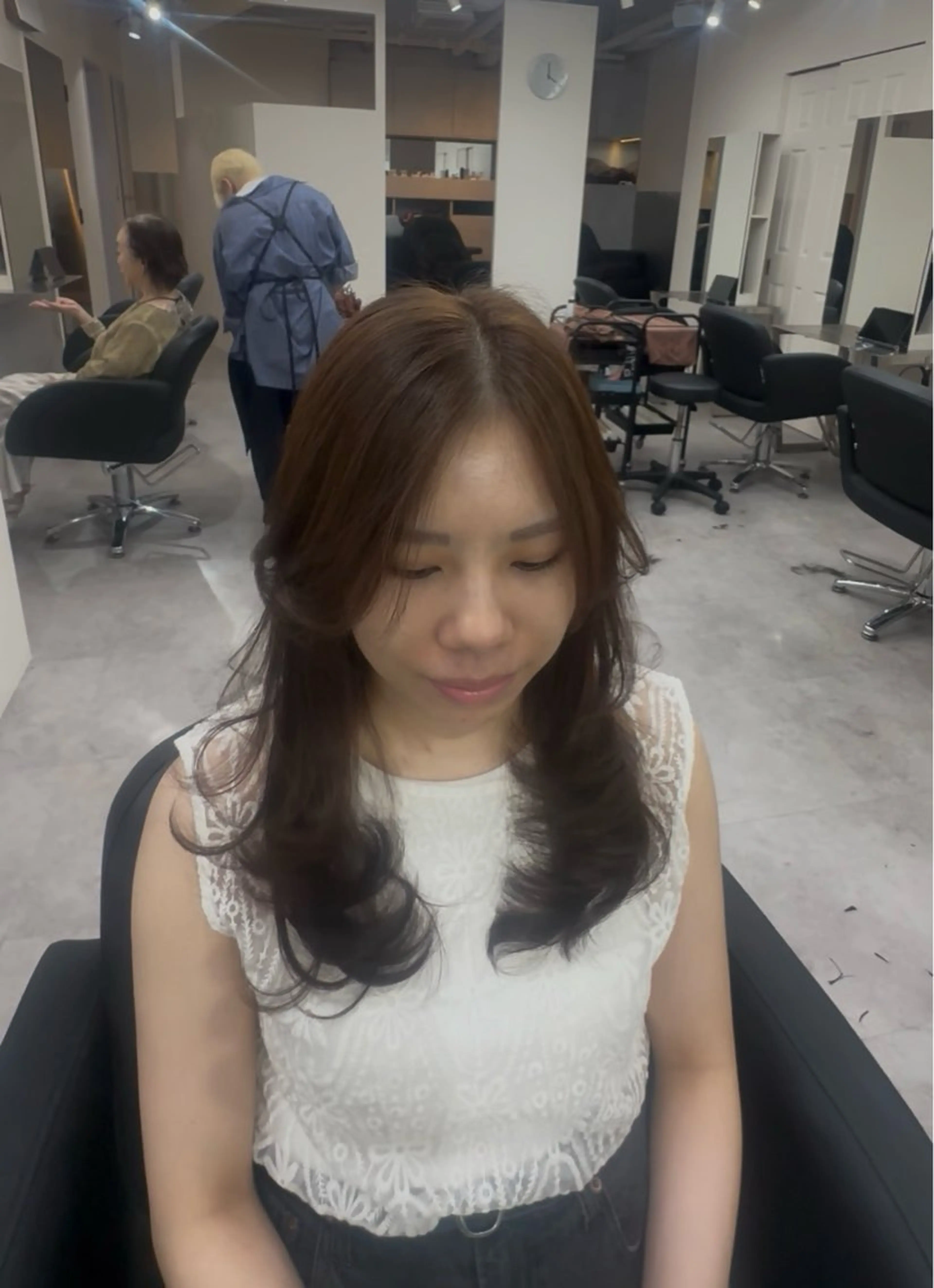 ロング 猿渡 竜司｜透明感 カラー×レイヤーのヘアスタイル