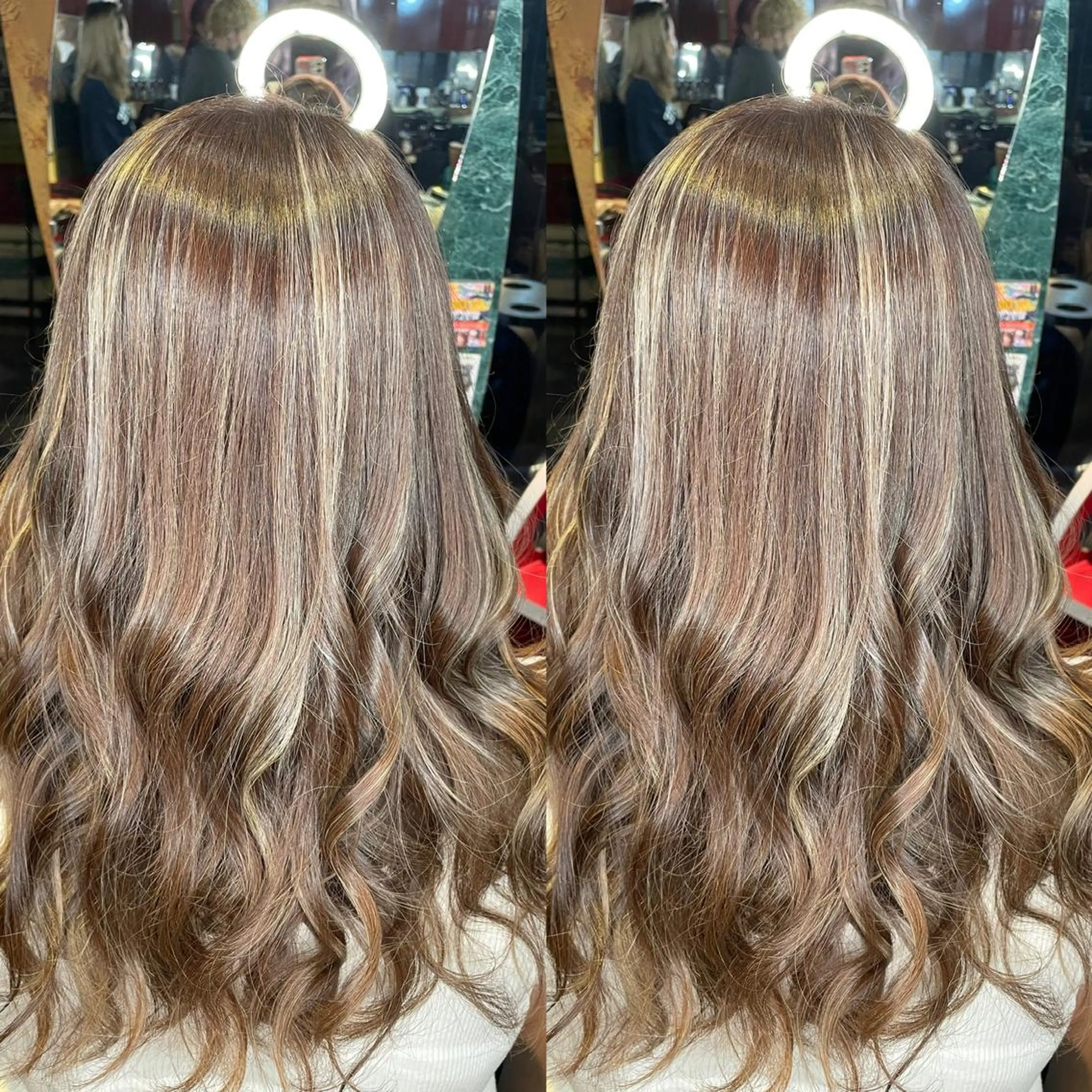 ロング カラー ベージュカラー ハイライトカラー ホワイトベージュ ハイライト 👑派手髪/カット 👑ANRYのヘアスタイル