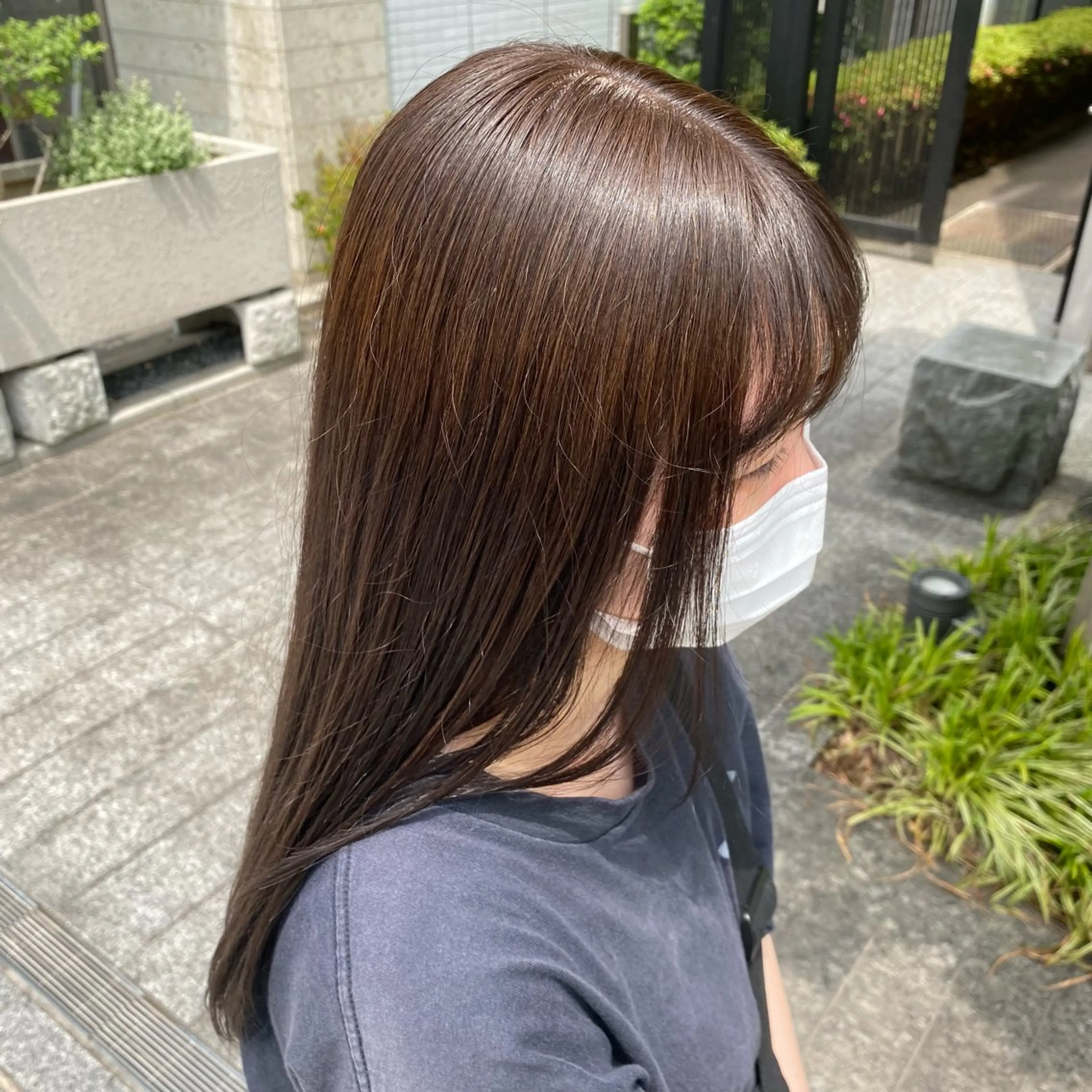 セミロング カラー Yamada Ami🪐のヘアスタイル