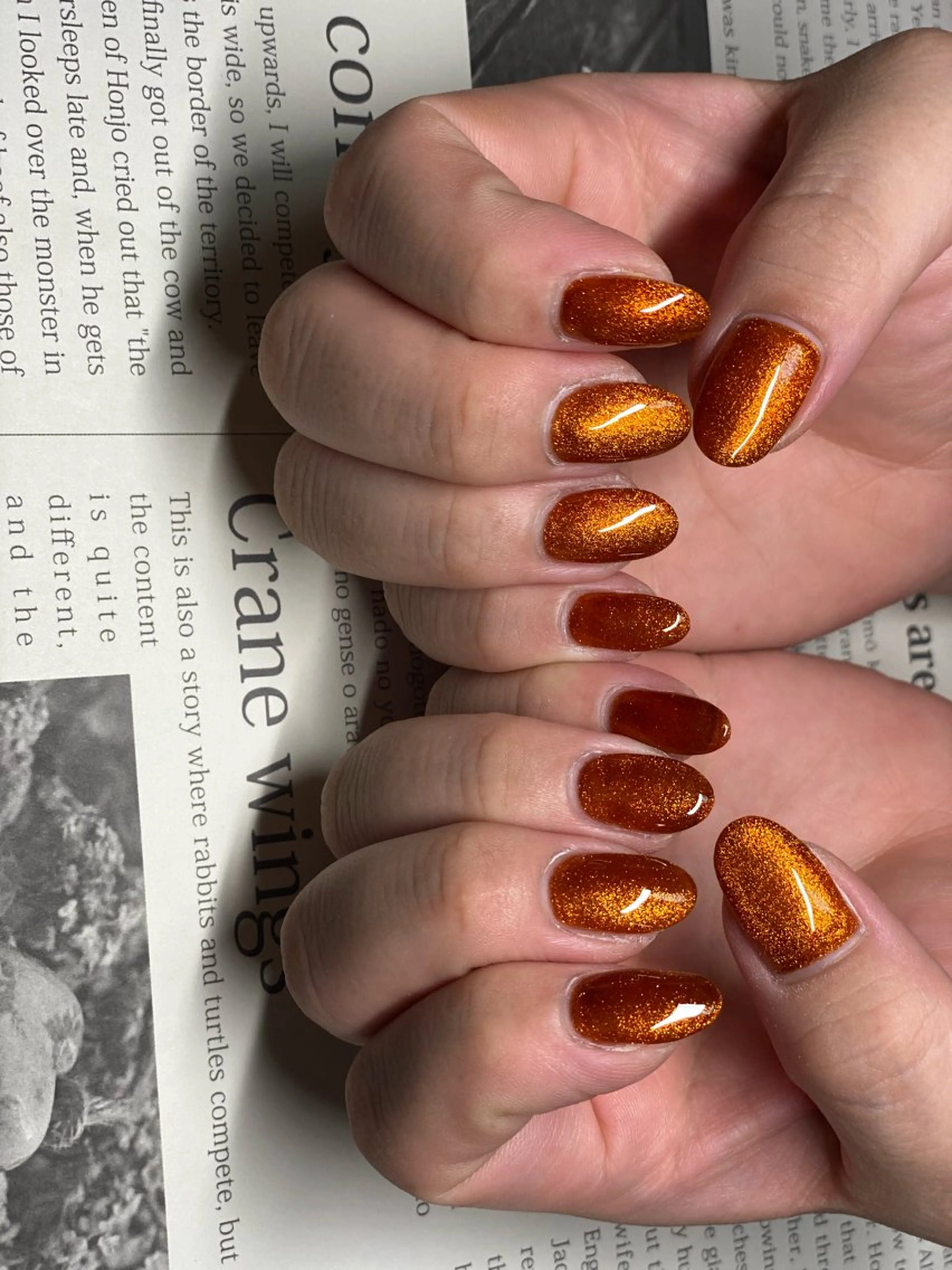 ネイル マグネットネイル マグネットワンカラー ワンカラーネイル R.I所属・R.I みちのネイルデザイン