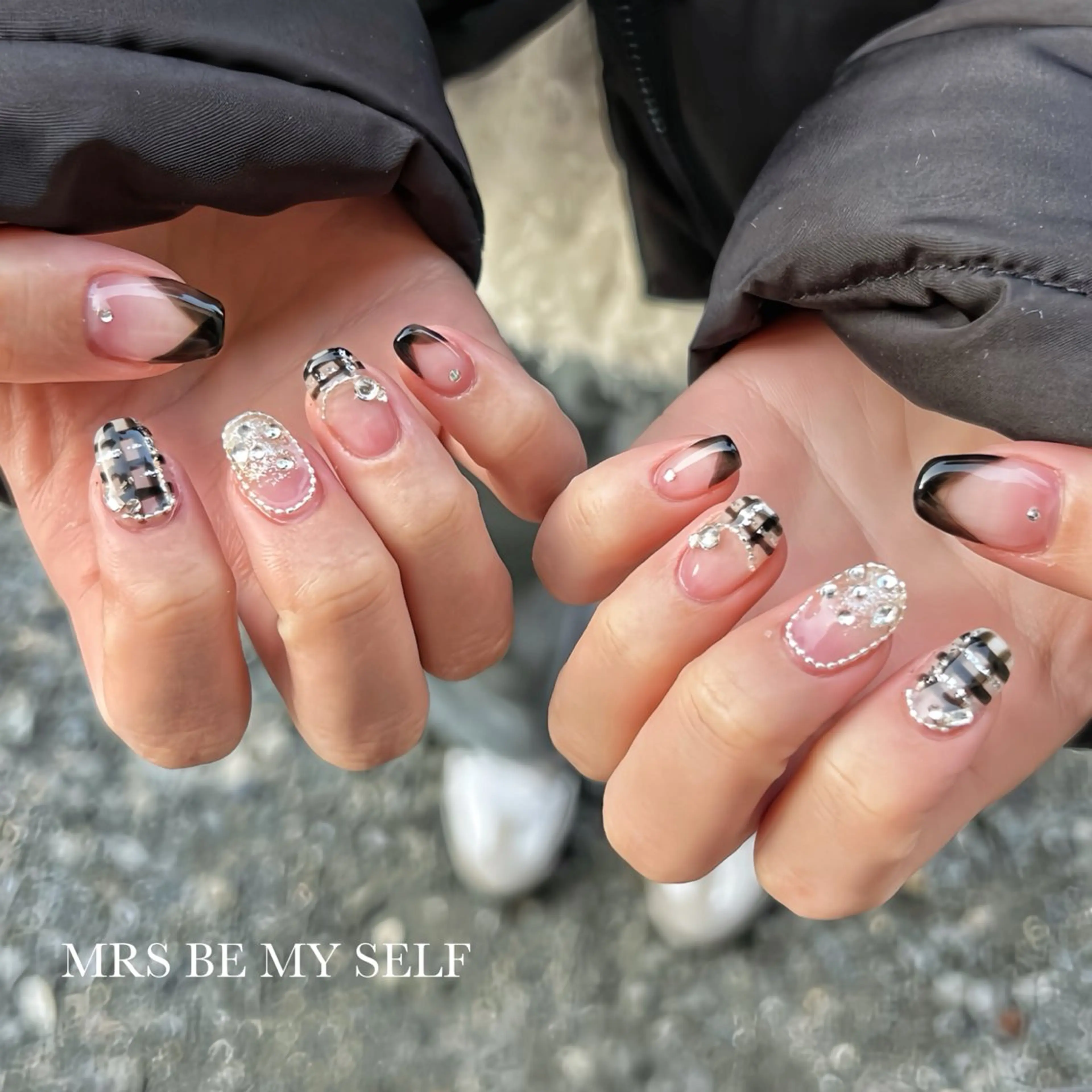 ネイル 冬ネイル MRS/ miyu🎀のネイルデザイン