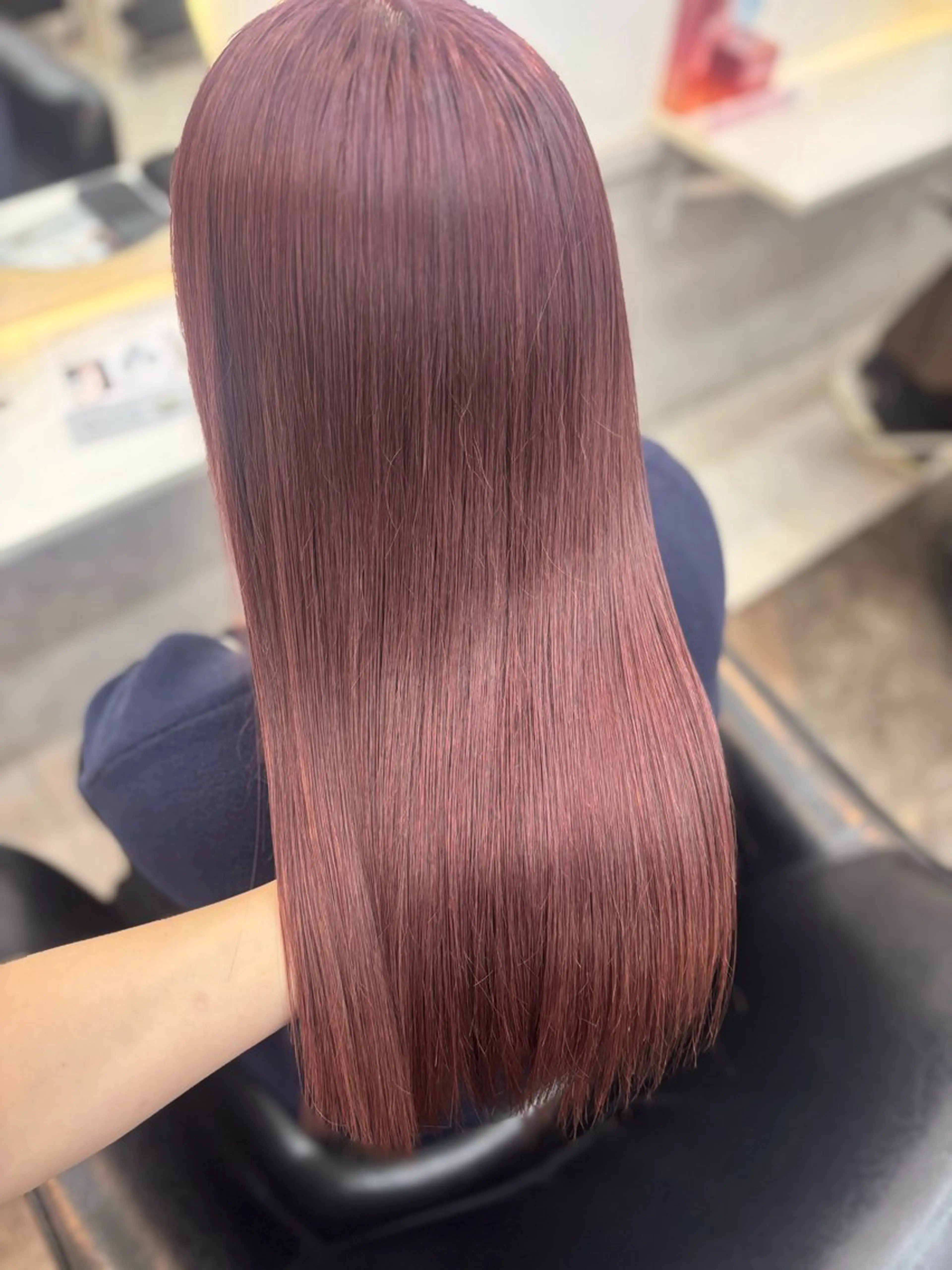 セミロング 💘Kurea💘 艶髪/韓国/暗髪のヘアスタイル