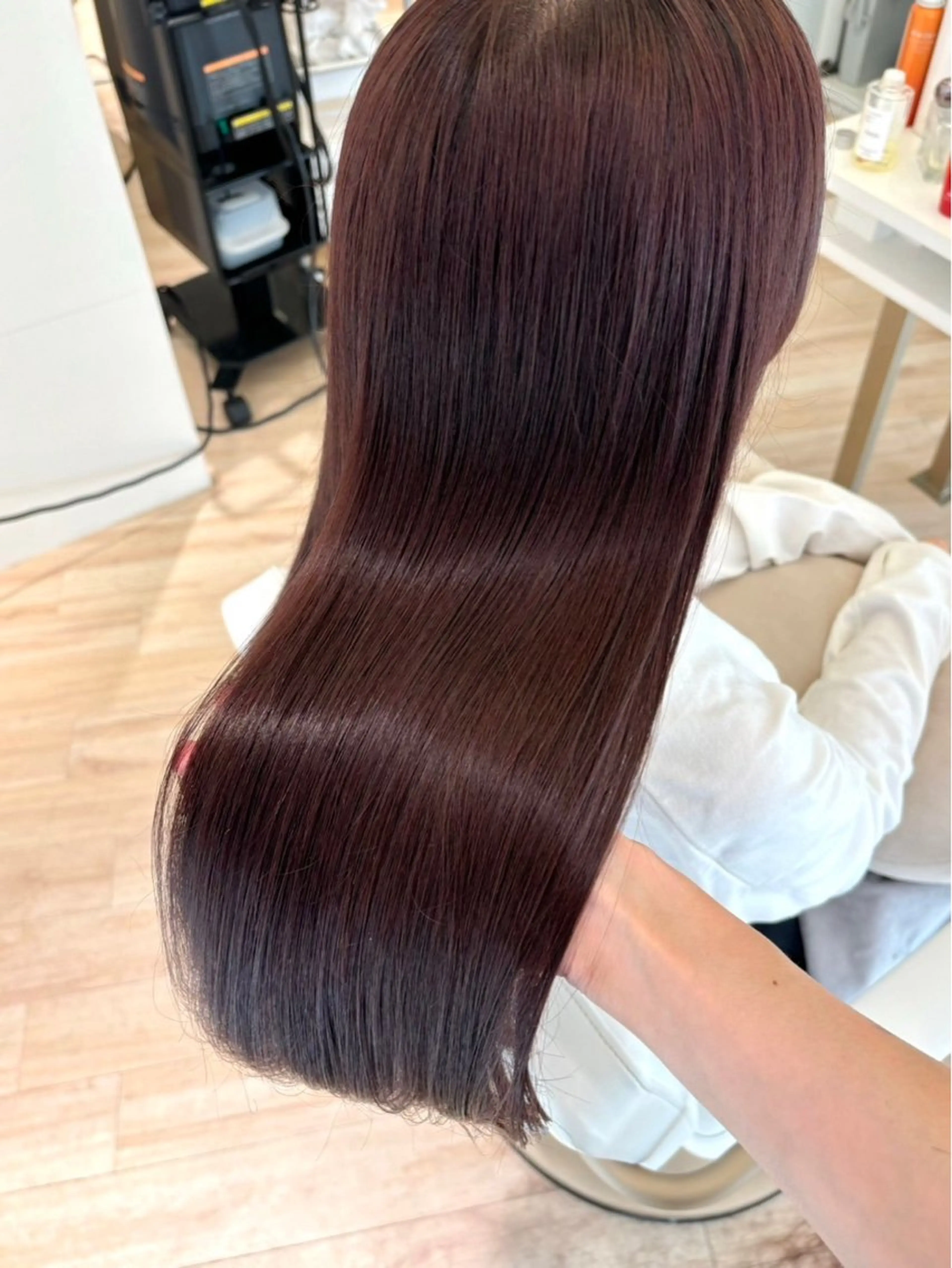 ロング カラー ParveMix 岡本えりかのヘアスタイル